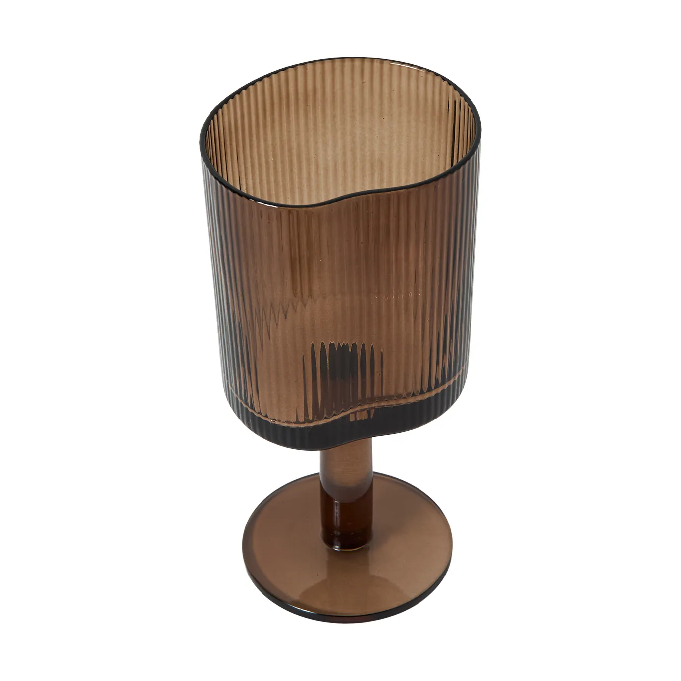 Ripe hvitvinsglass 21 cl, Smoked brown MUUBS