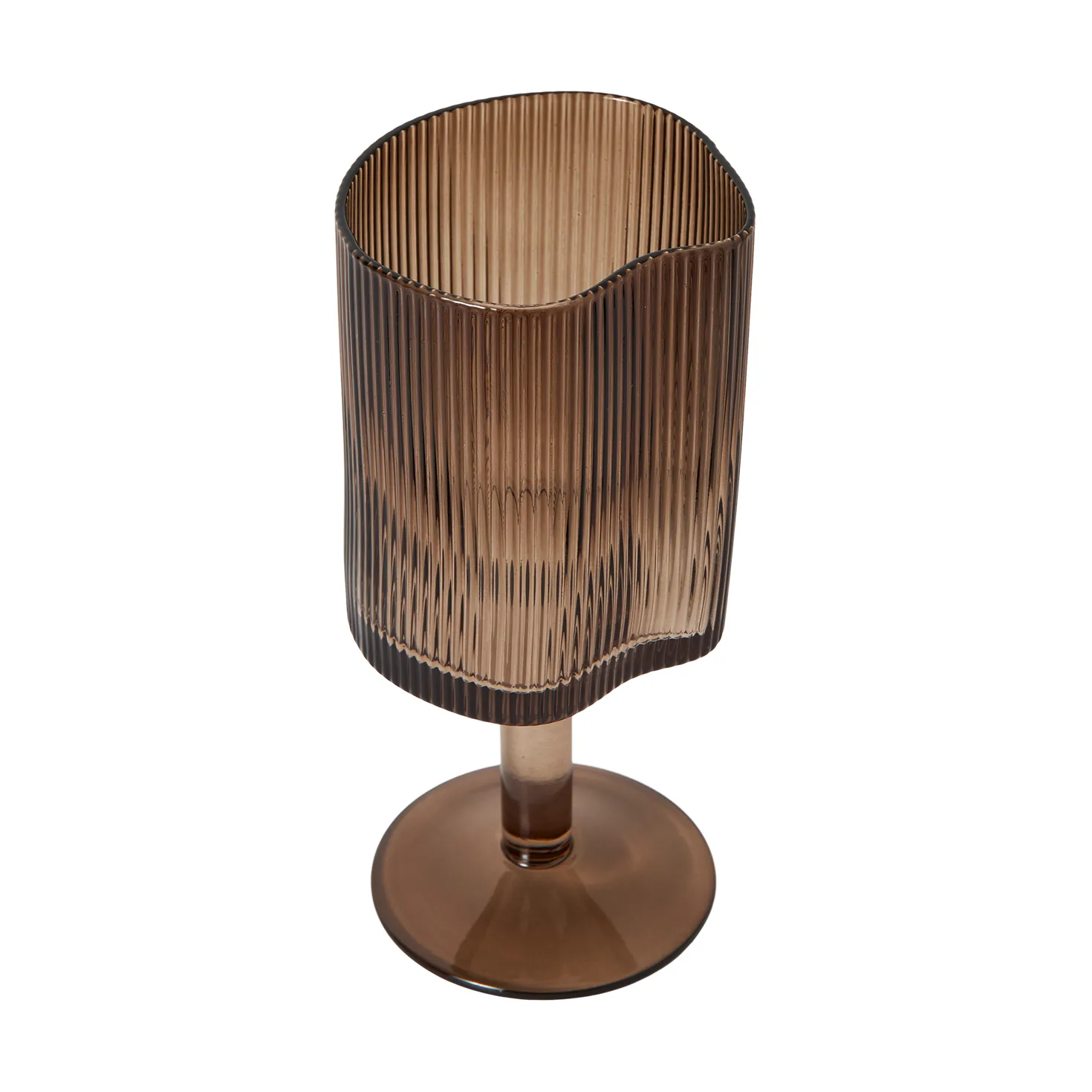 Ripe rødvinsglass 29,5 cl, Smoked brown MUUBS