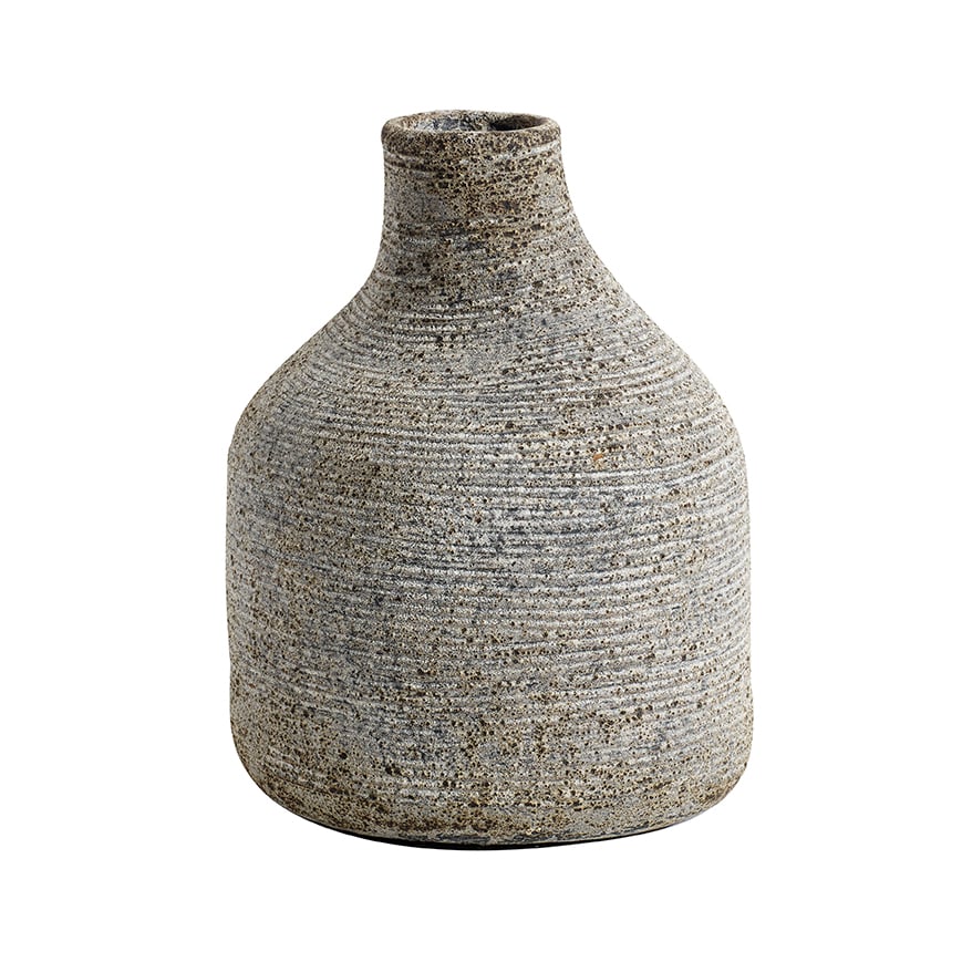 MUUBS Stain vase liten Grå-brun