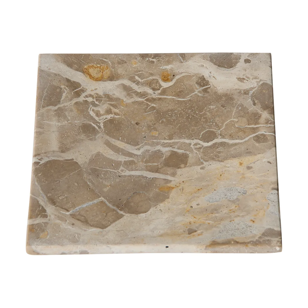 Vita dekorasjonsbrett, Seashell, 12x12 cm MUUBS