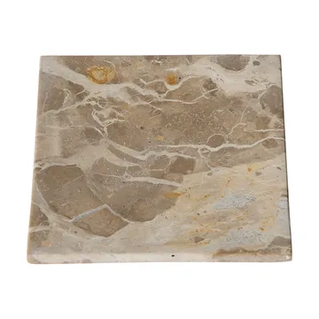 Vita dekorasjonsbrett - Seashell, 12x12 cm - MUUBS