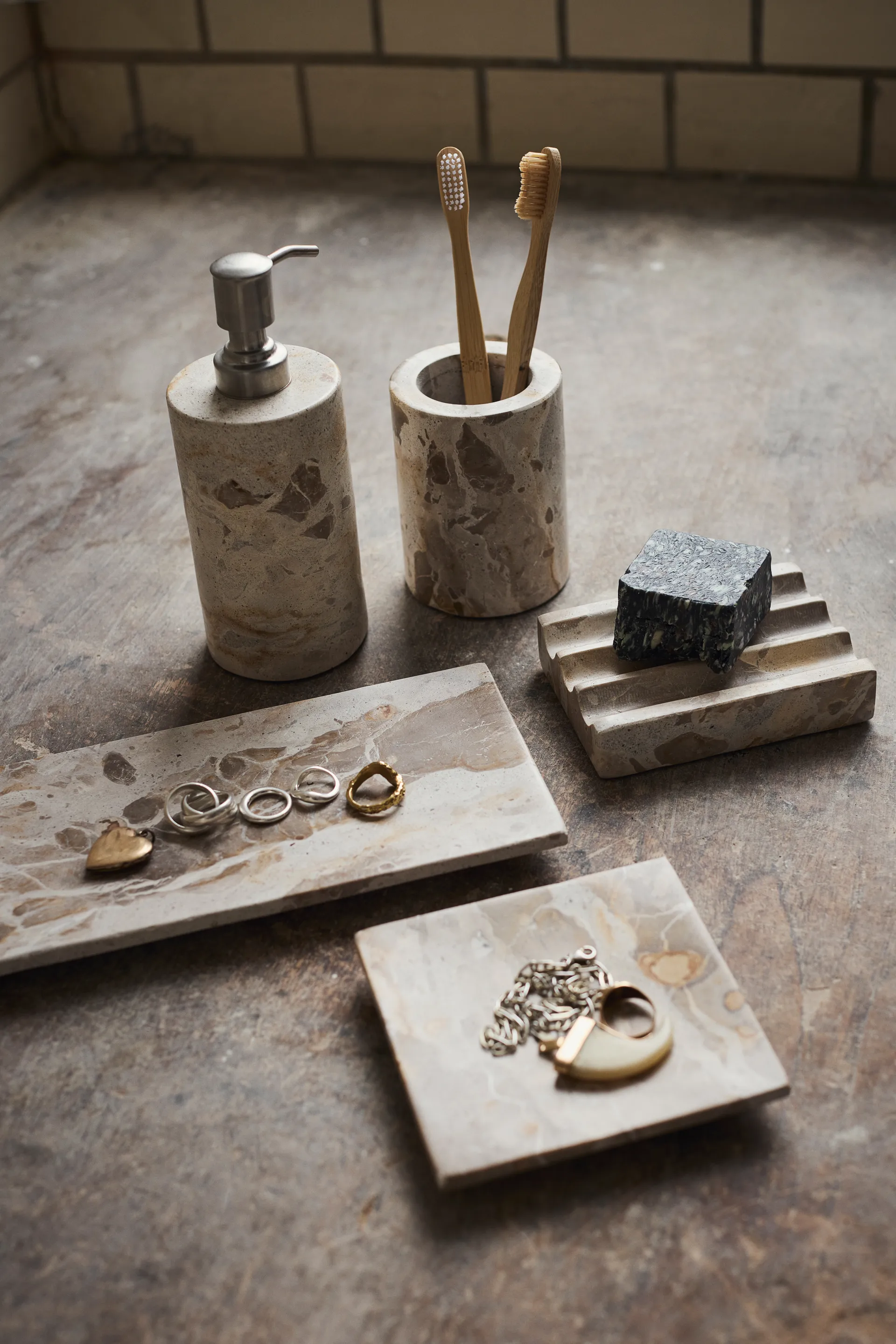 Vita dekorasjonsbrett, Seashell, 12x12 cm MUUBS