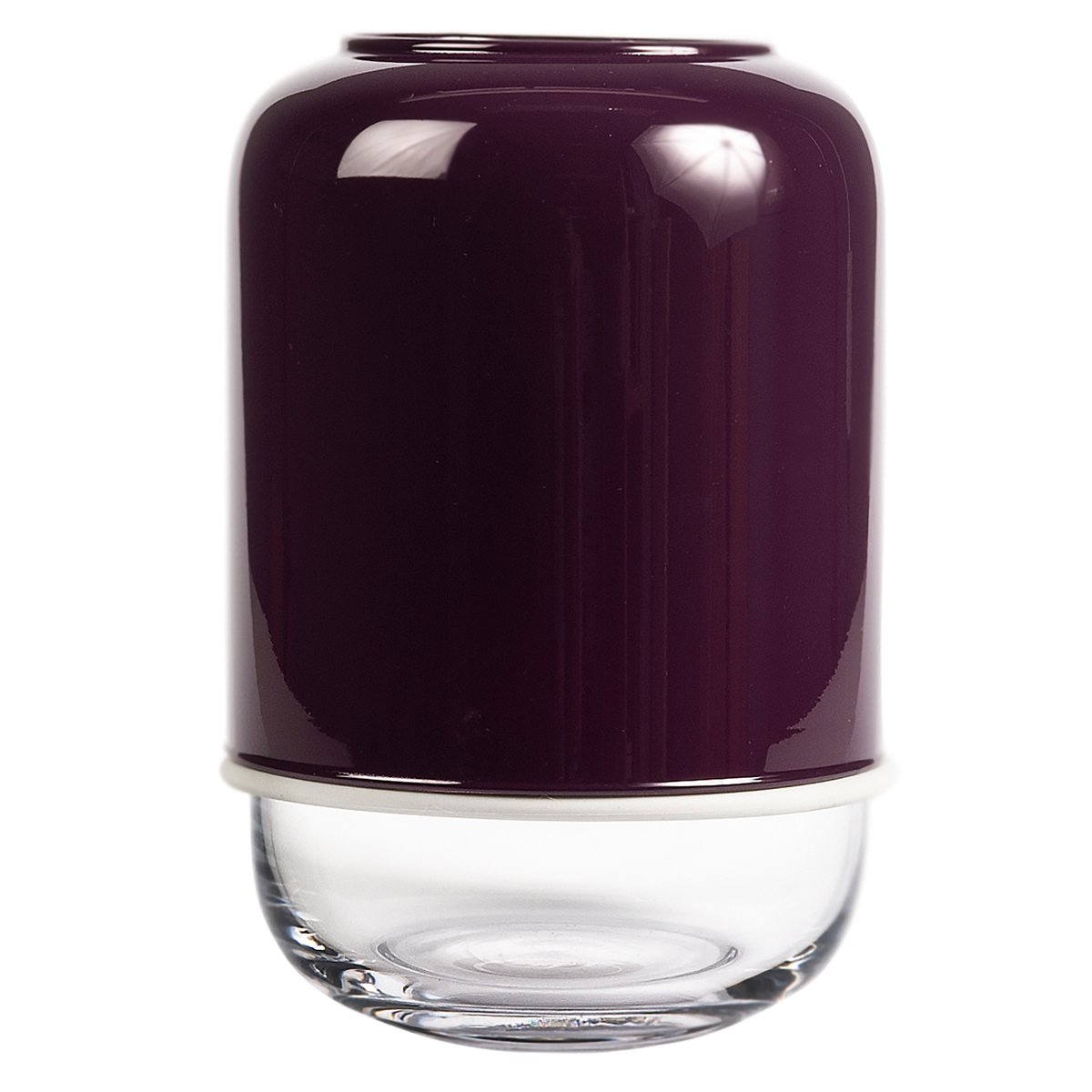 Muurla Capsule justerbar vase 18–28 cm Lilla-klar