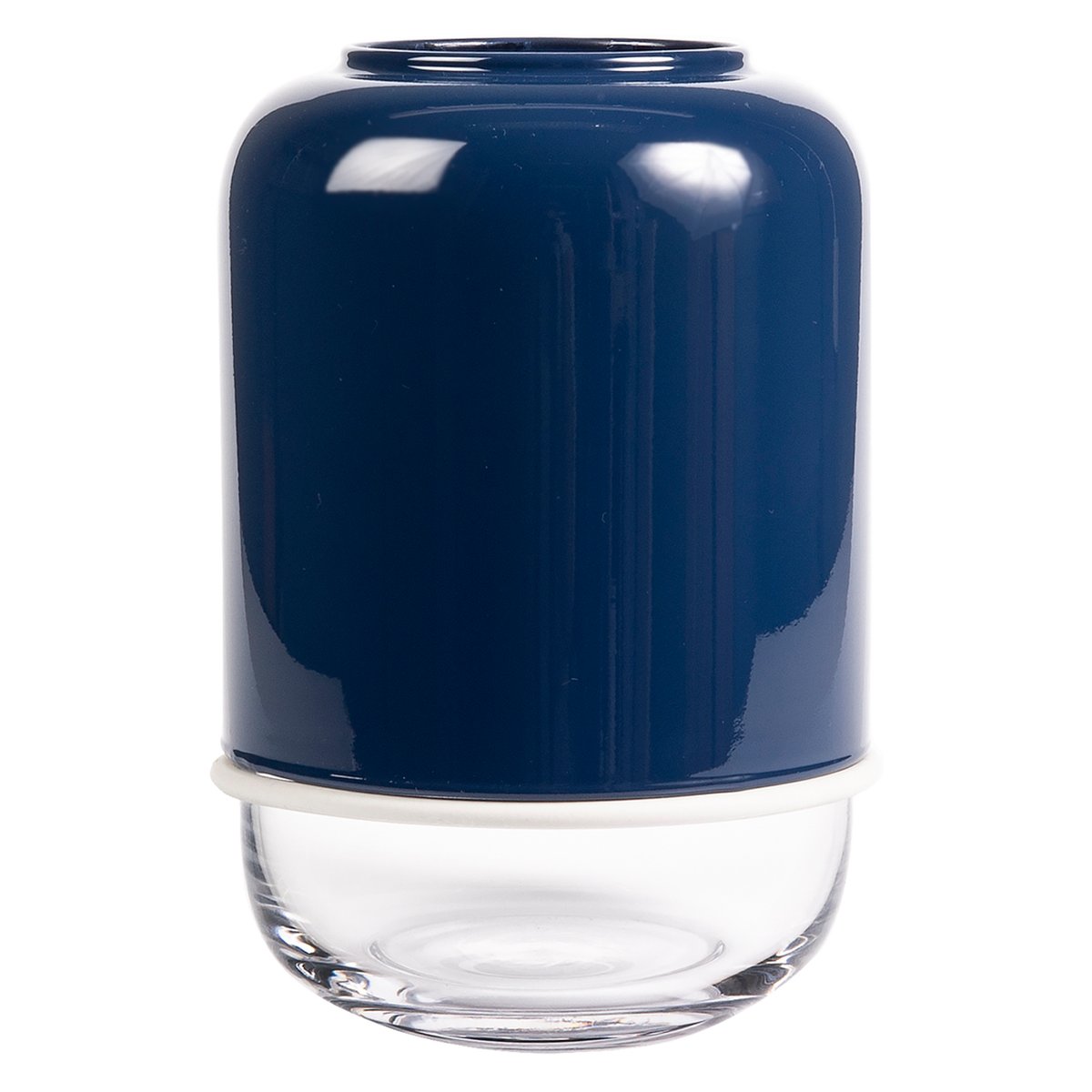 Muurla Capsule justerbar vase 18–28 cm Marineblå-klar