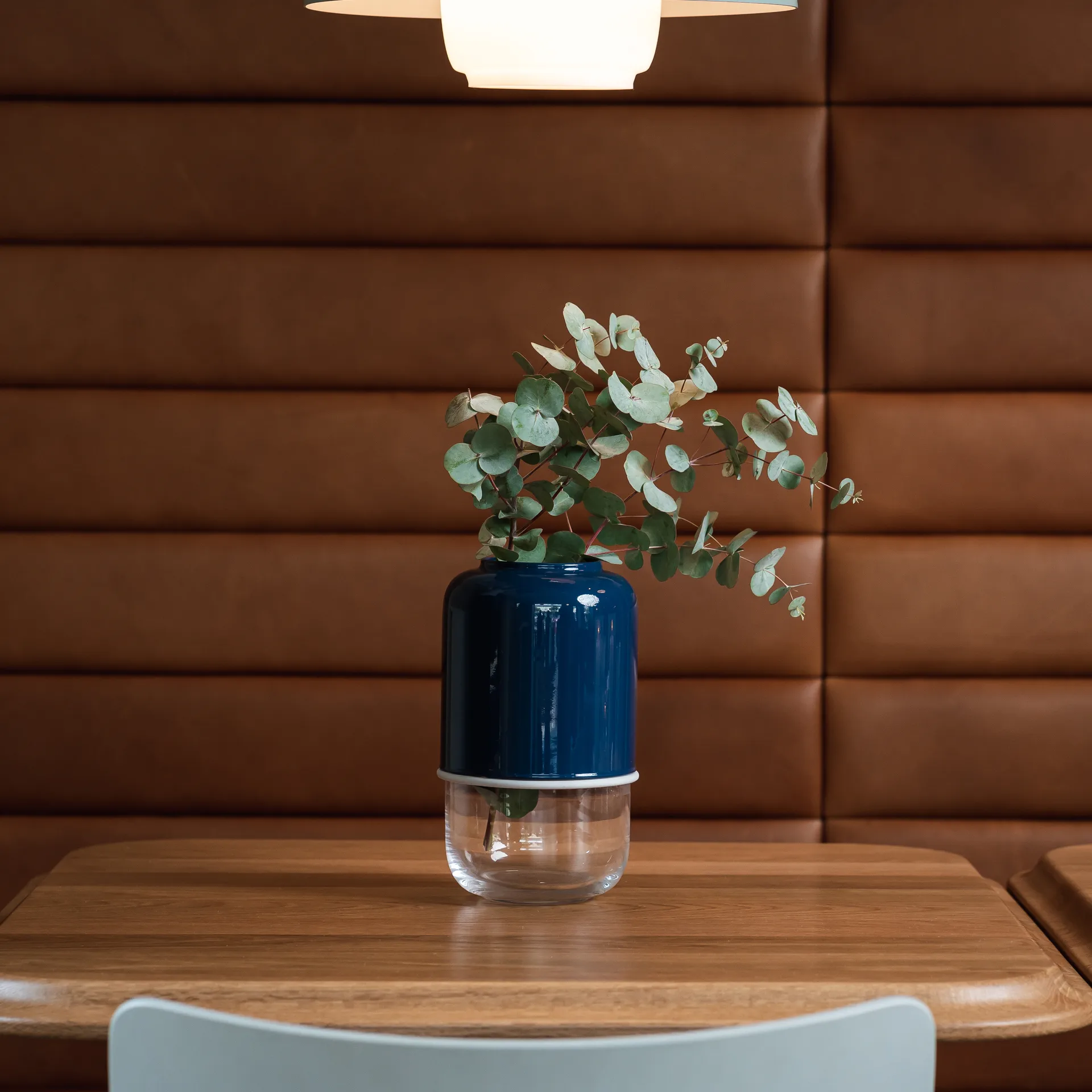 Capsule justerbar vase 18–28 cm, Marineblå-klar Muurla