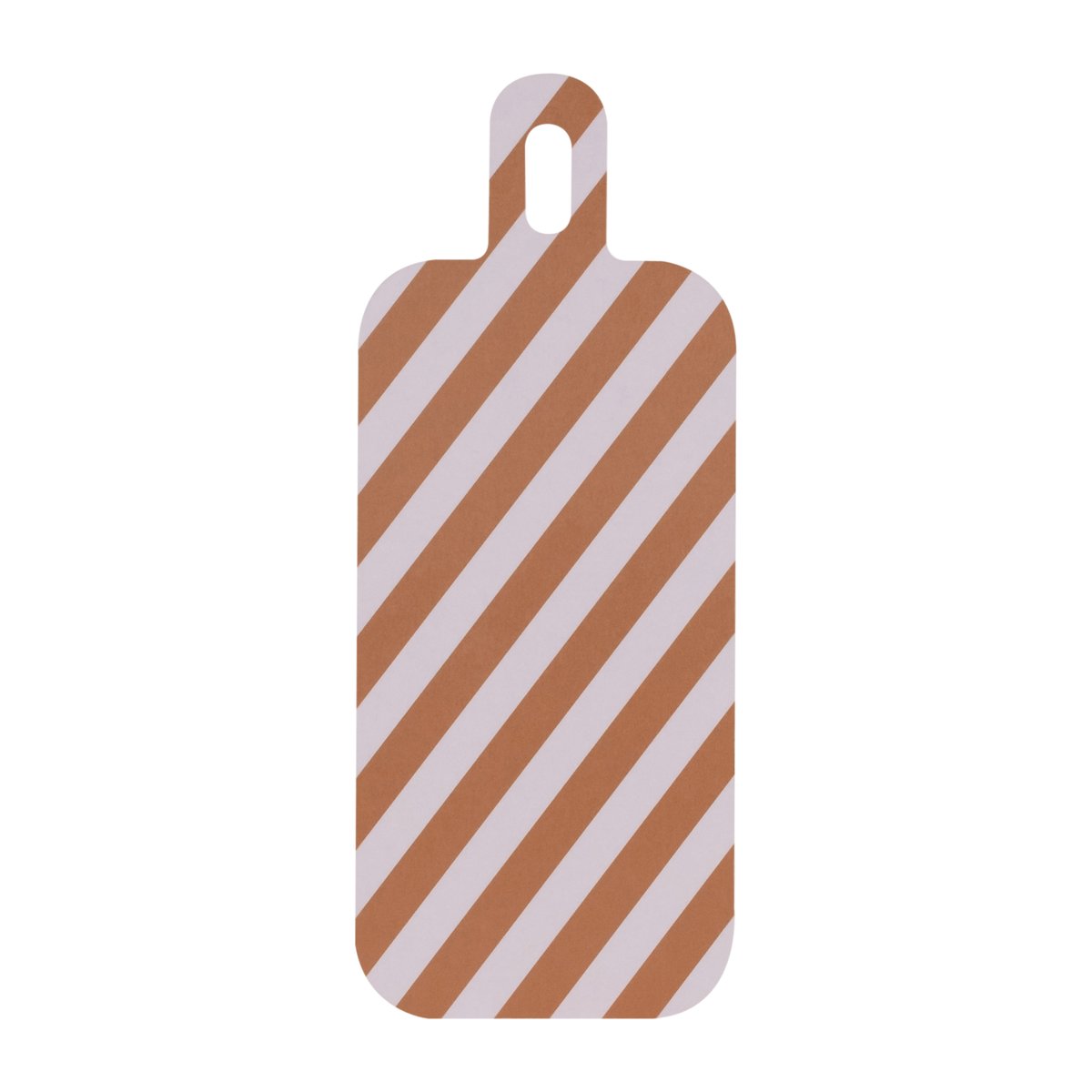 Muurla Checks & Stripes brett 13 x 33 cm Amber-grey