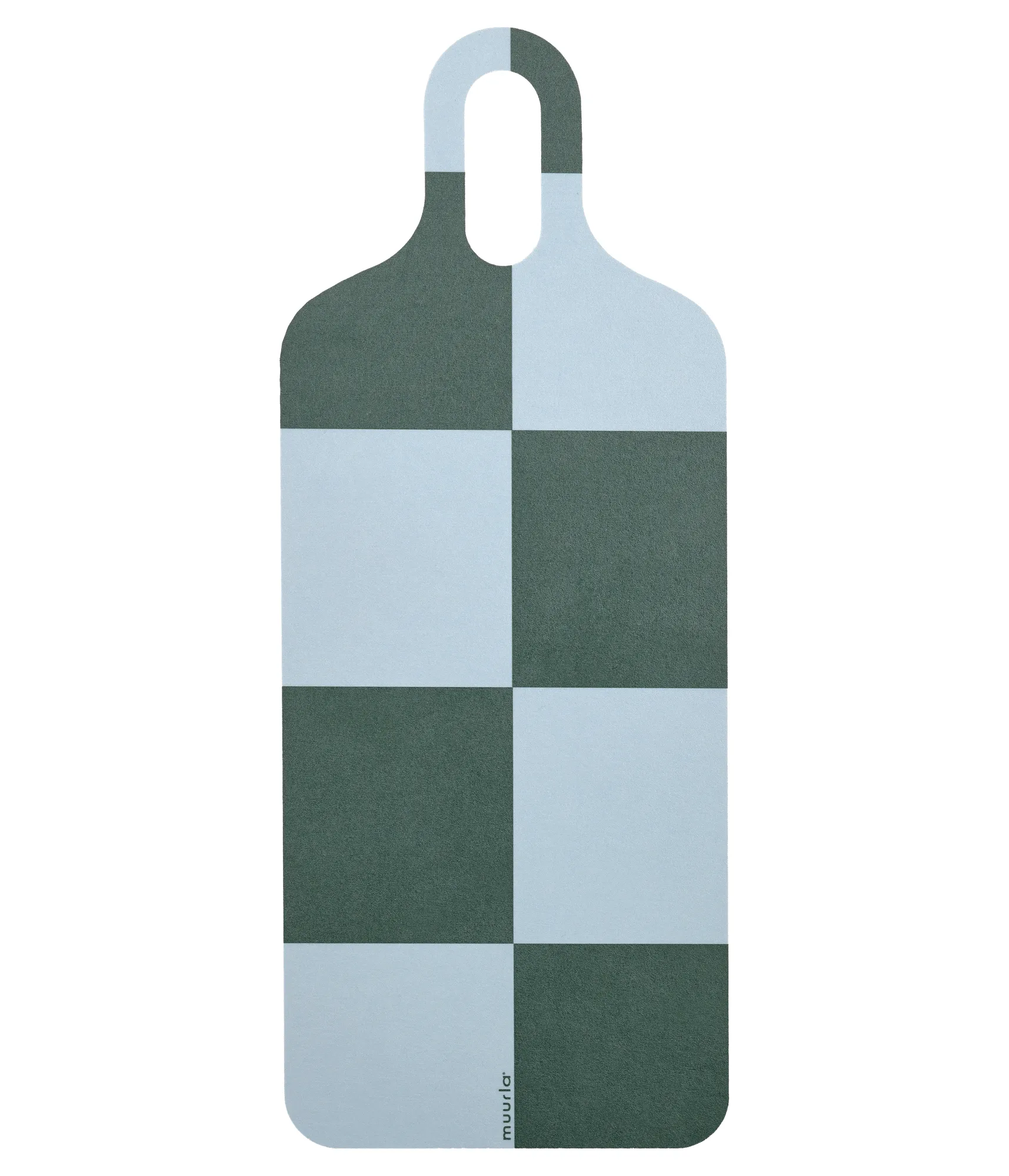 Checks & Stripes brett 13 x 33 cm, Brown-pink-green Muurla