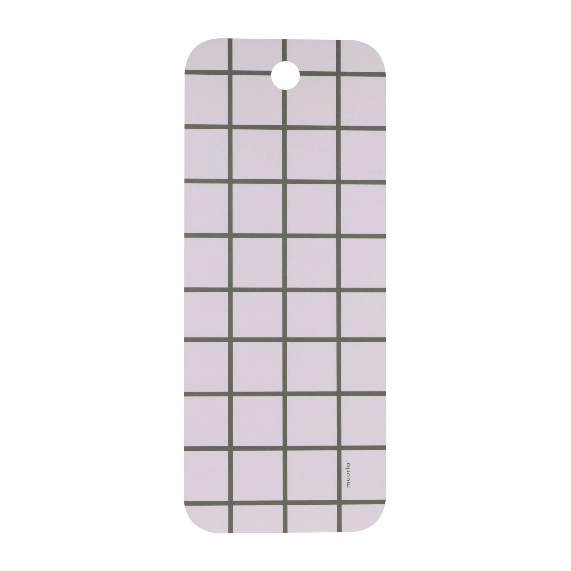 Checks & Stripes brett 18 x 44 cm, Green-beige Muurla