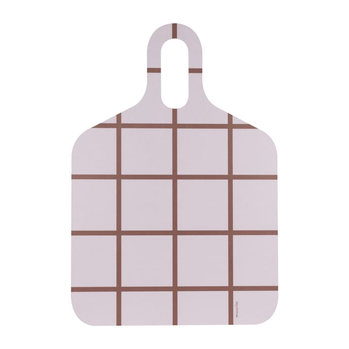 Checks & Stripes brett 30 x 44 cm, Brown-beige Muurla