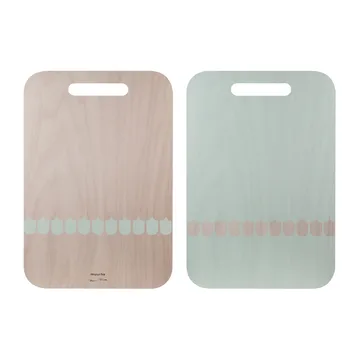 Chop & Serve Vappu brett 30 x 44 cm - Bjørk-Grønn - Muurla