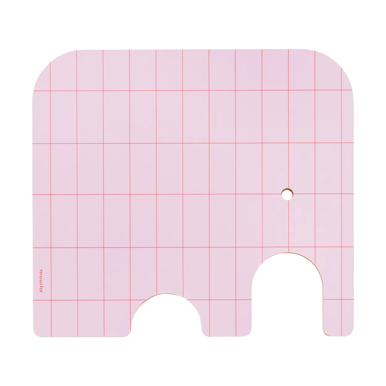 Muurla Elephant Chop & Serve skjærebrett M Pink