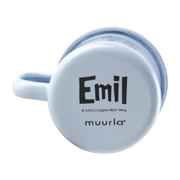 Emil blue emaljekopp 1,5 dl, Light blue Muurla