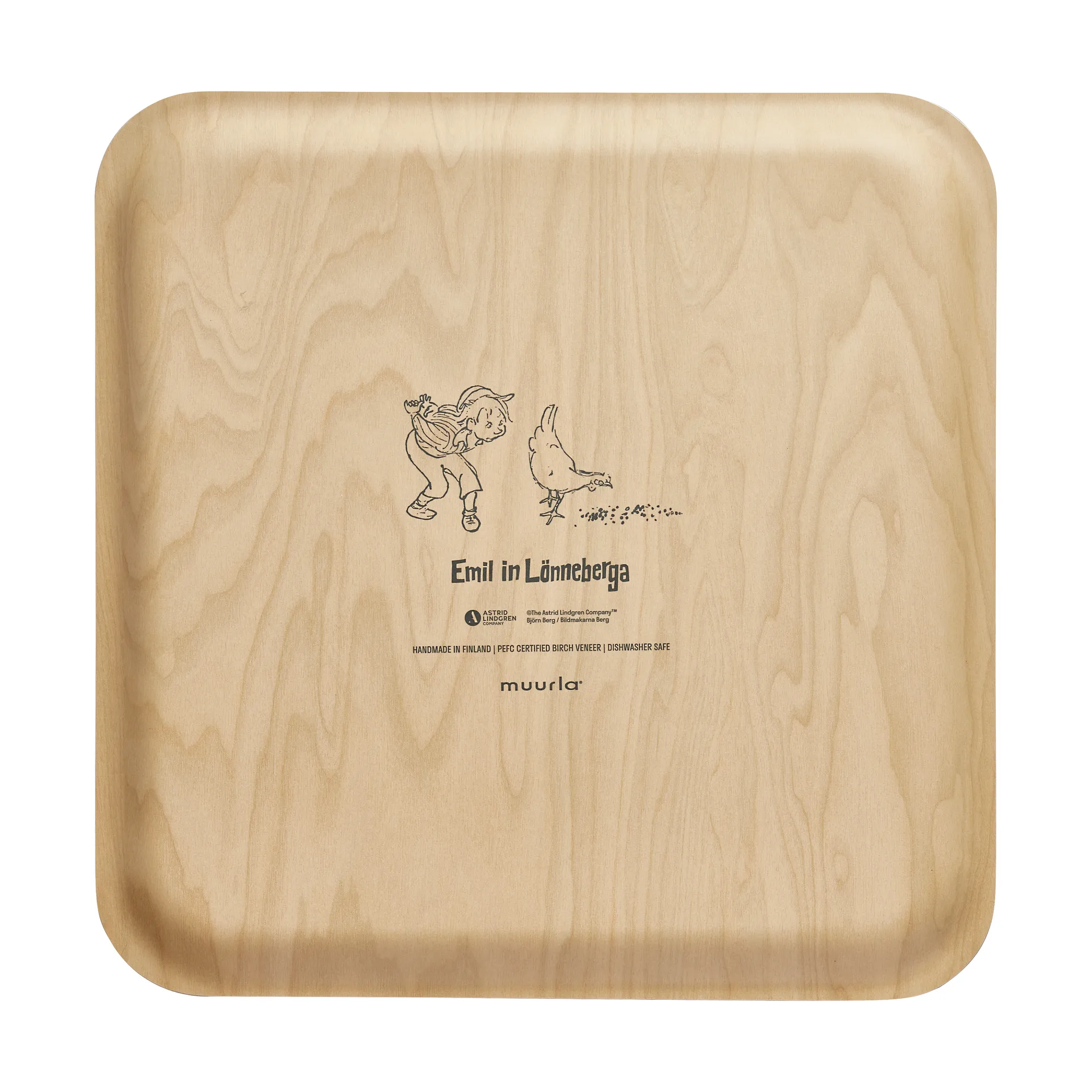Emil brett 33x33 cm, Cluck Cluck Muurla
