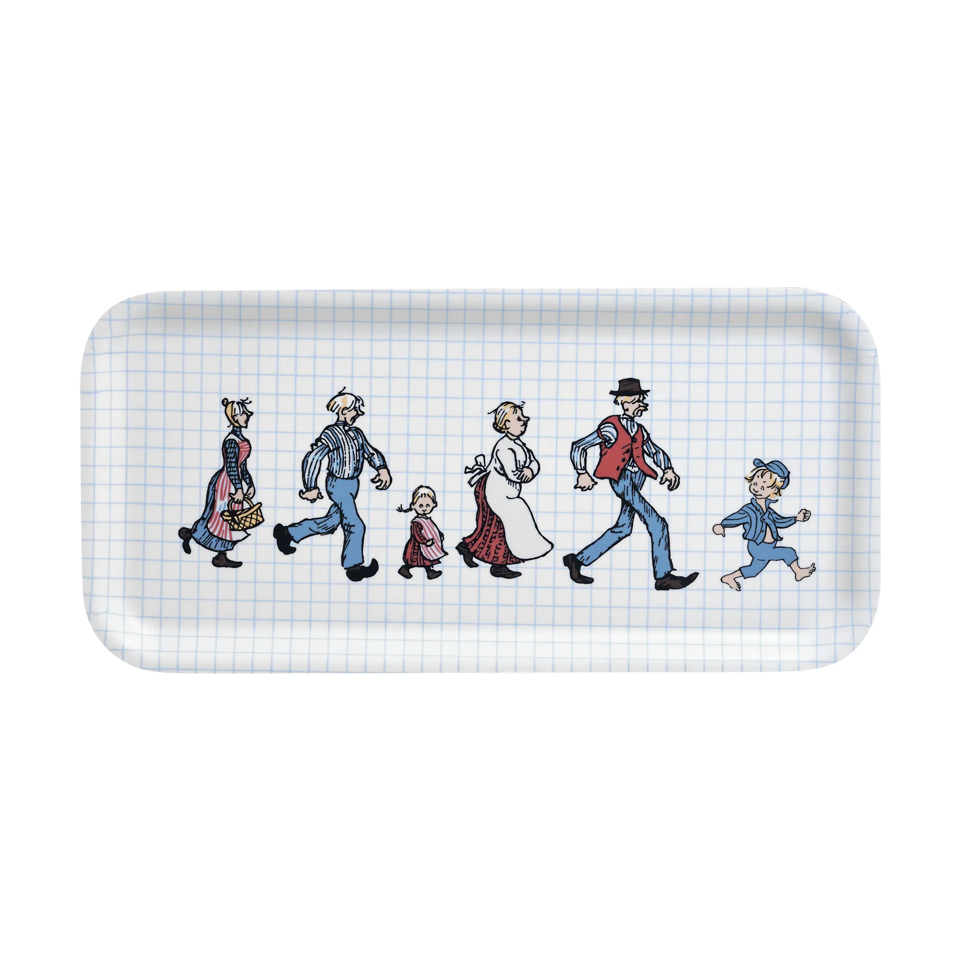 Emil The Katthult Folks brett 13x27 cm, Bjørk Muurla