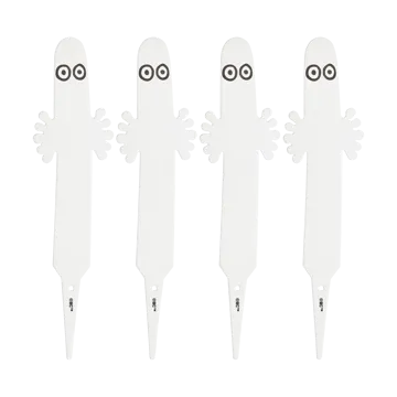 Hattifnatter planteetikett 4-pack - Hvit - Muurla