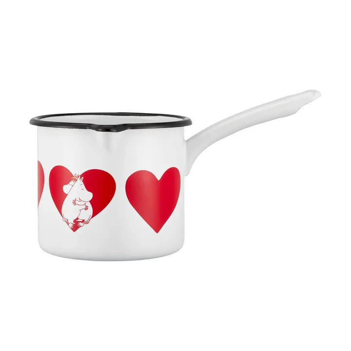Heart Mumin emaljekasserolle - 1,3 L - Muurla