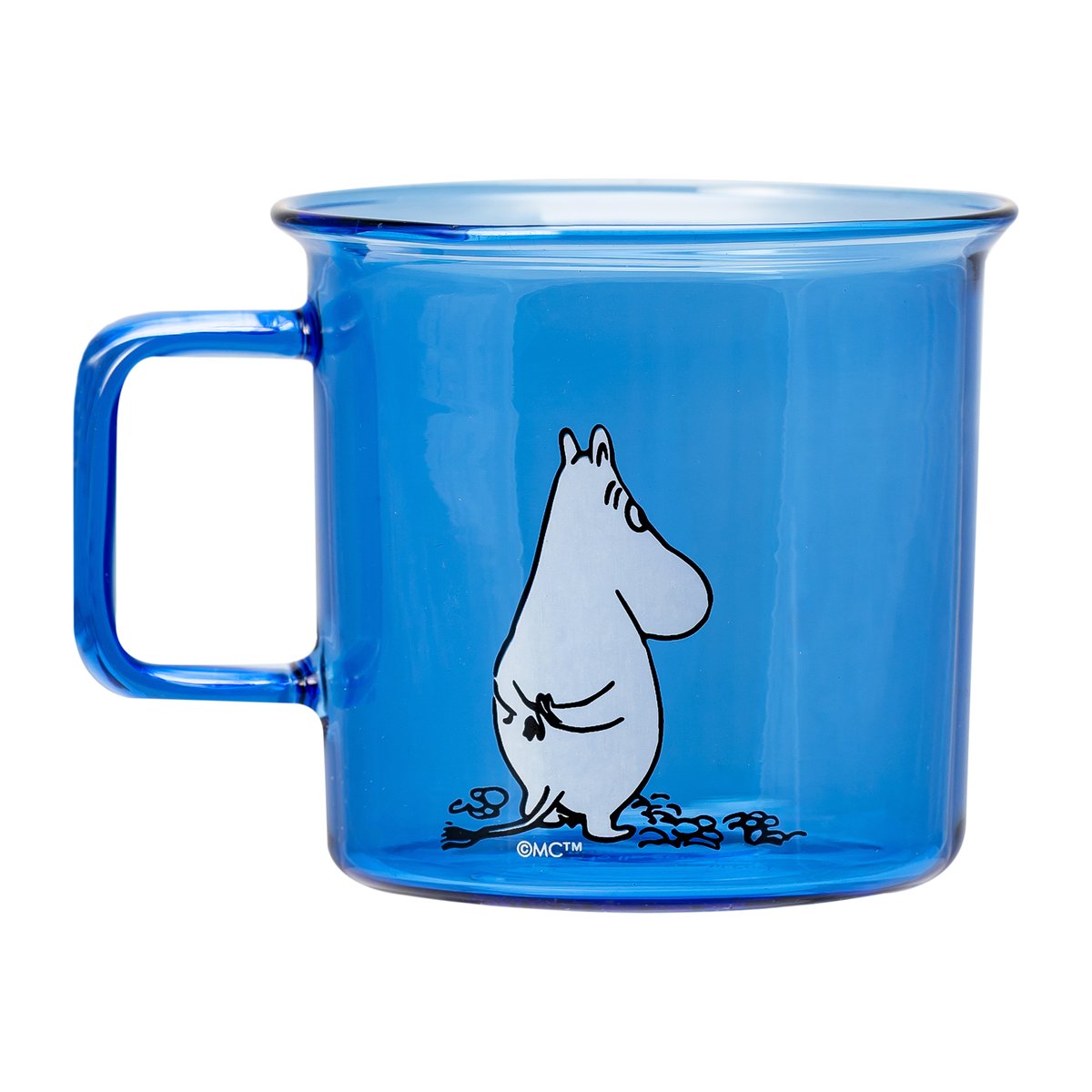 Muurla Moomi glasskopp 35 cl Blå