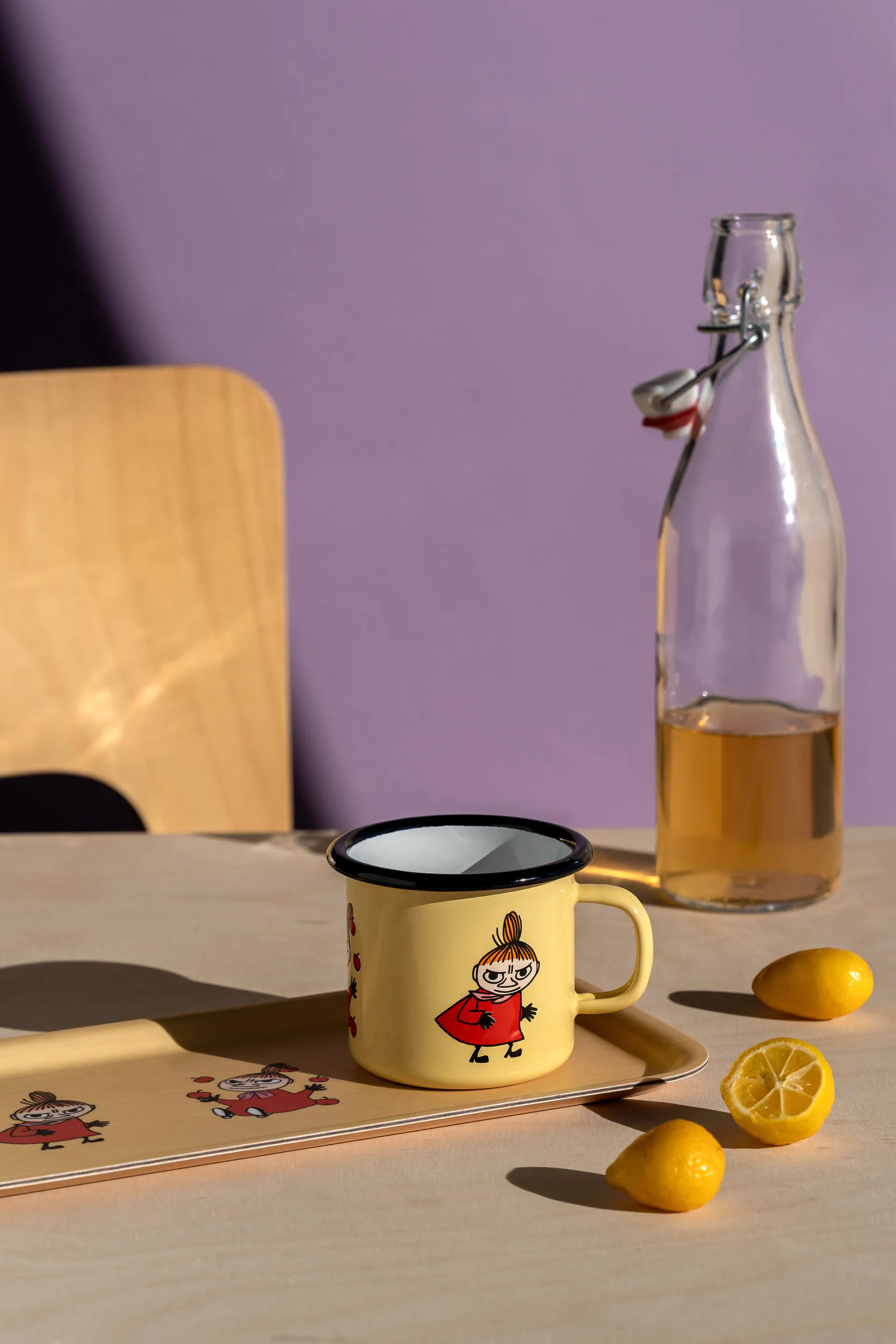 Moomin brett 13x27 cm, Retro Little My Muurla