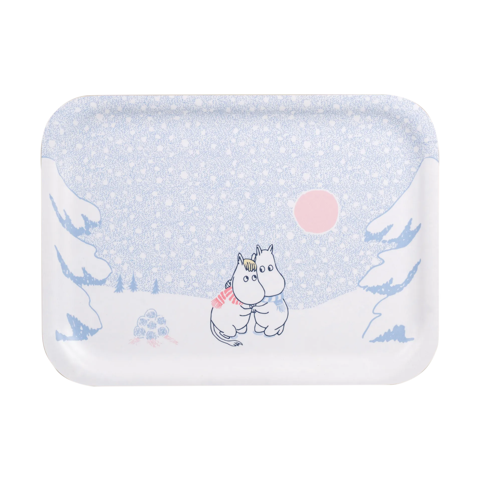Moomin brett 20x27 cm, Let it snow Muurla