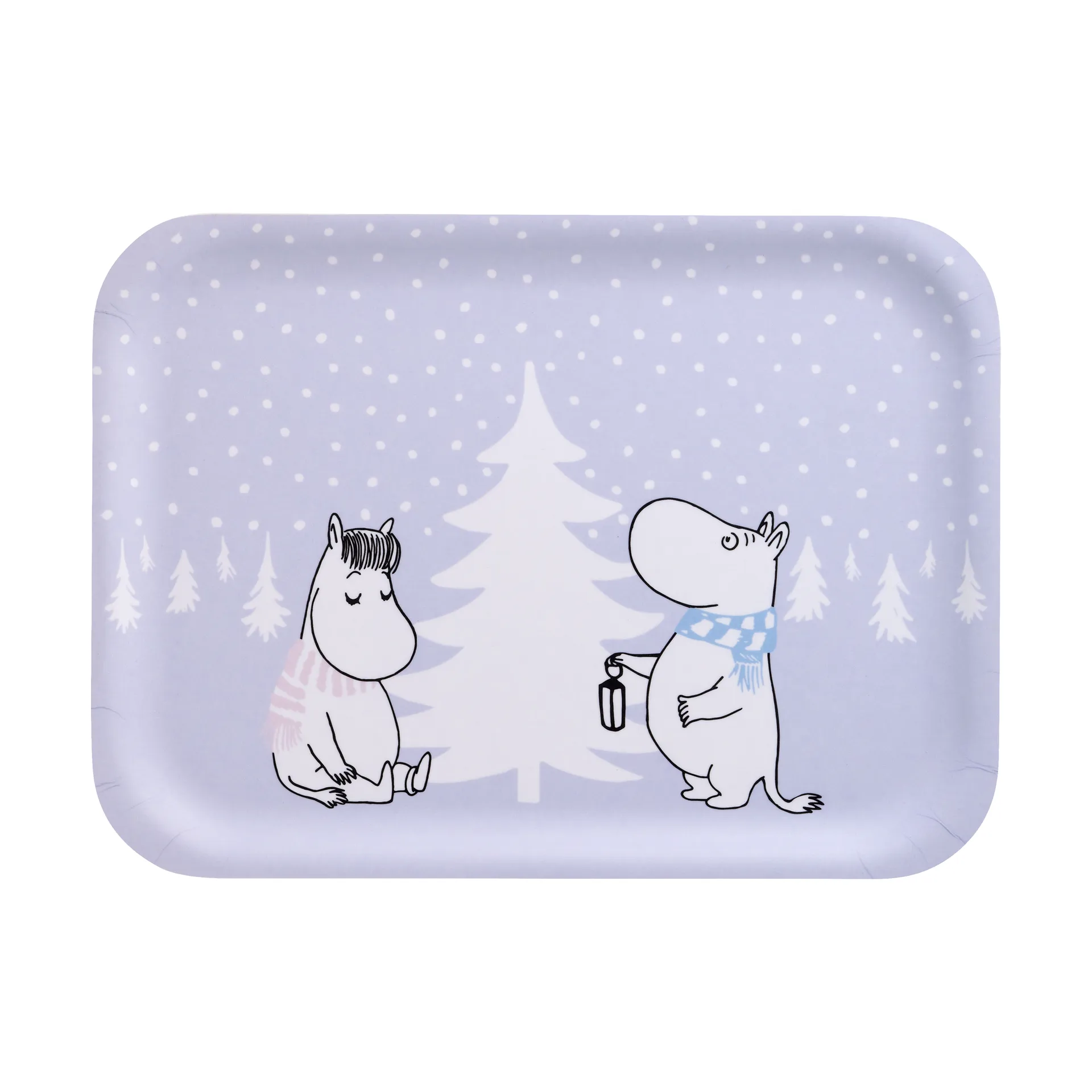 Moomin brett 20x27 cm, Snowfall Muurla