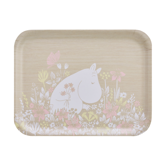 Muurla Moomin brett 28x36 cm Flower field