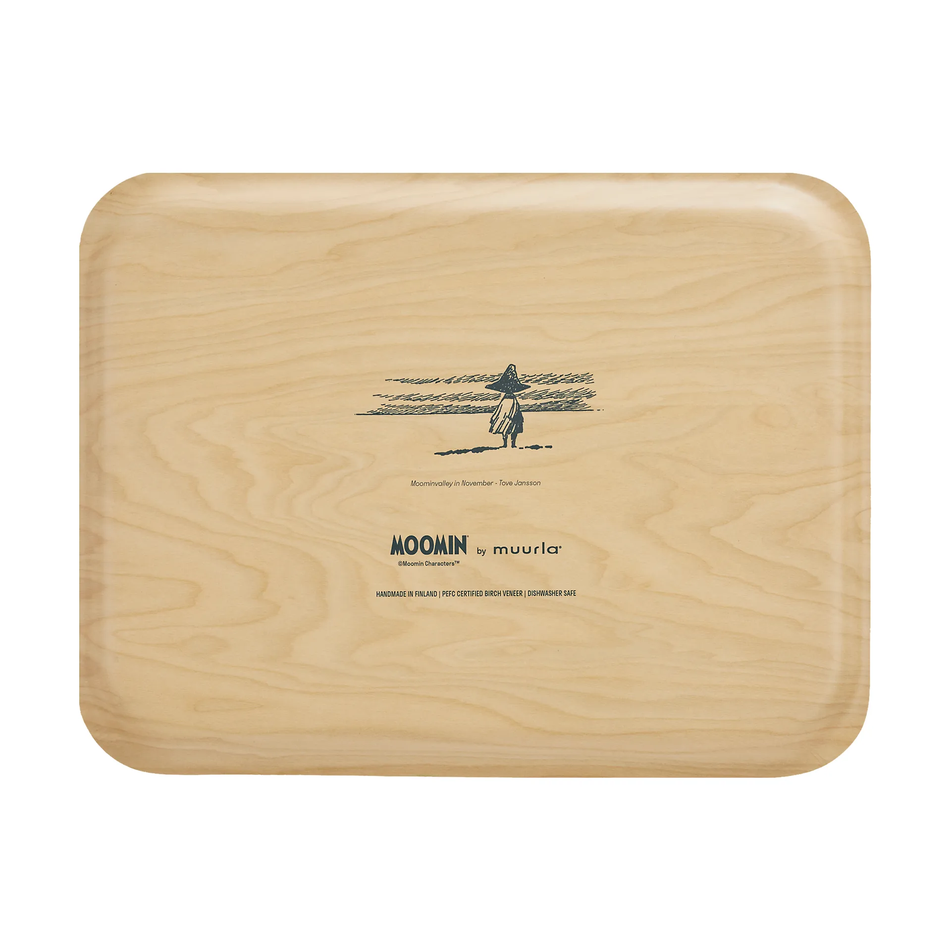Moomin brett 32x42 cm, Finnish Moominvalley map Muurla