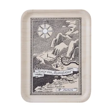 Moomin brett 32x42 cm - Swedish Moominvalley map - Muurla