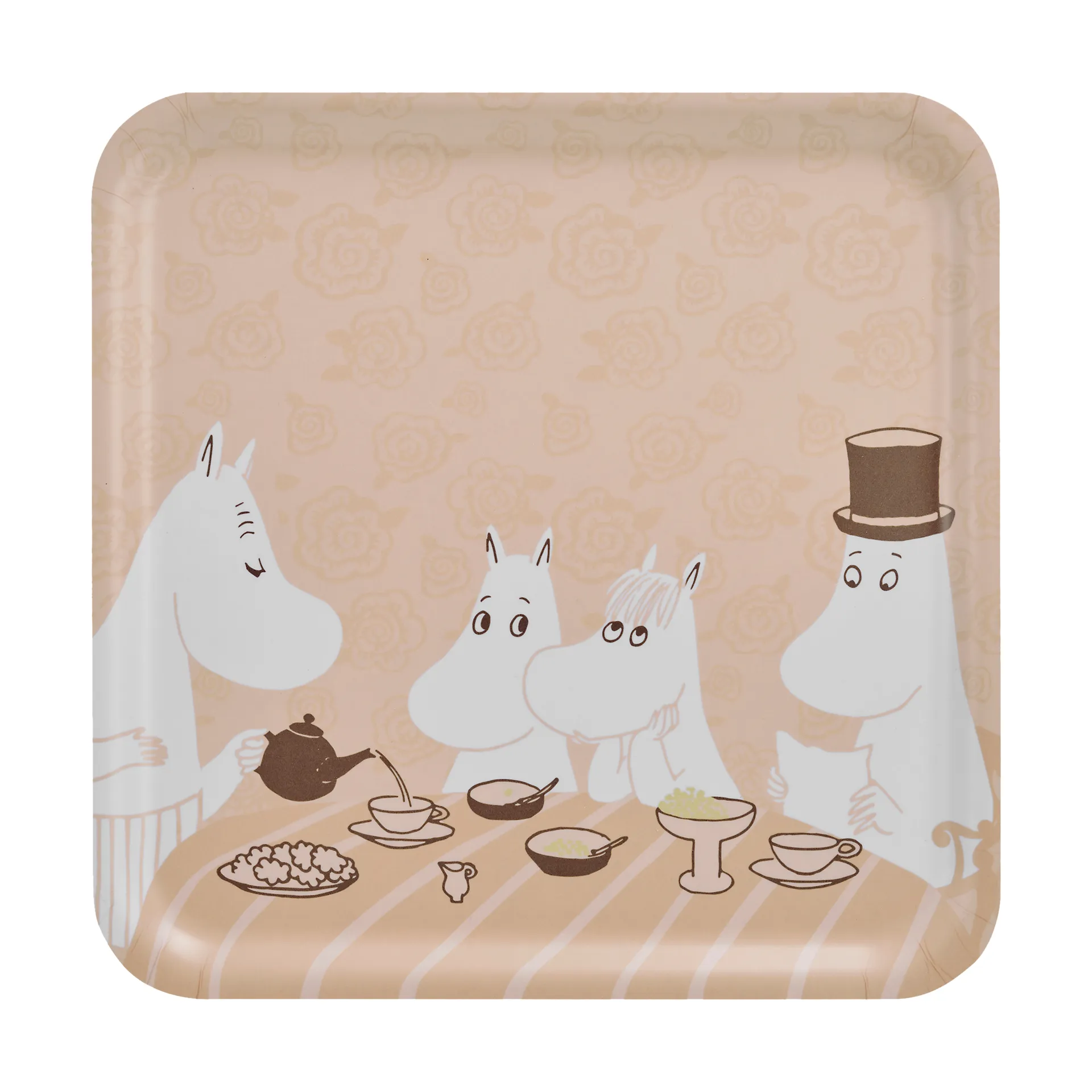 Moomin brett 33x33 cm, Coffee time Muurla