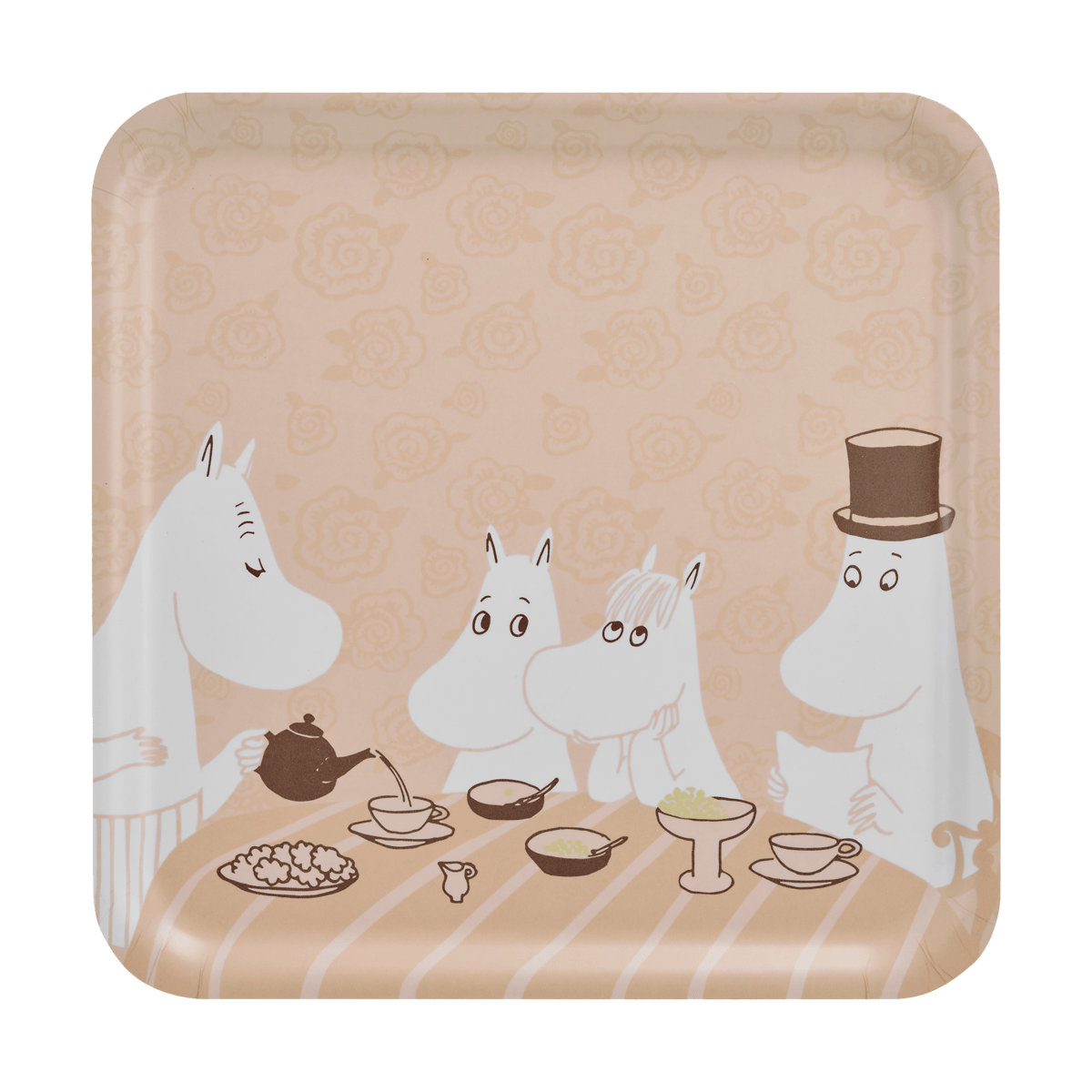 Muurla Moomin brett 33x33 cm Coffee time