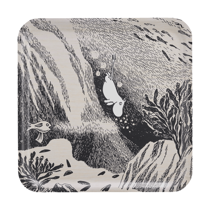 Moomin brett 33x33 cm, The dive Muurla