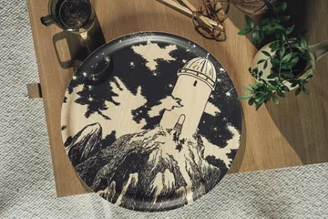 Moomin brett Ø40 cm - Observatory - Muurla