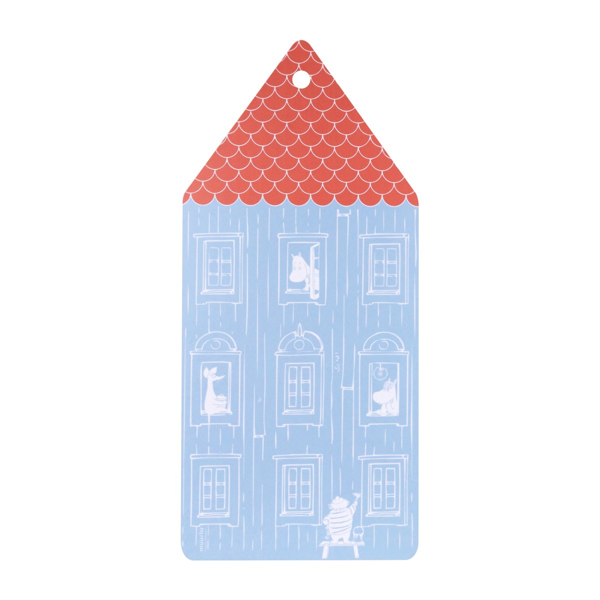 Muurla Moomin Chop & Serve skjærebrett 20 x 44 cm Moominhouse