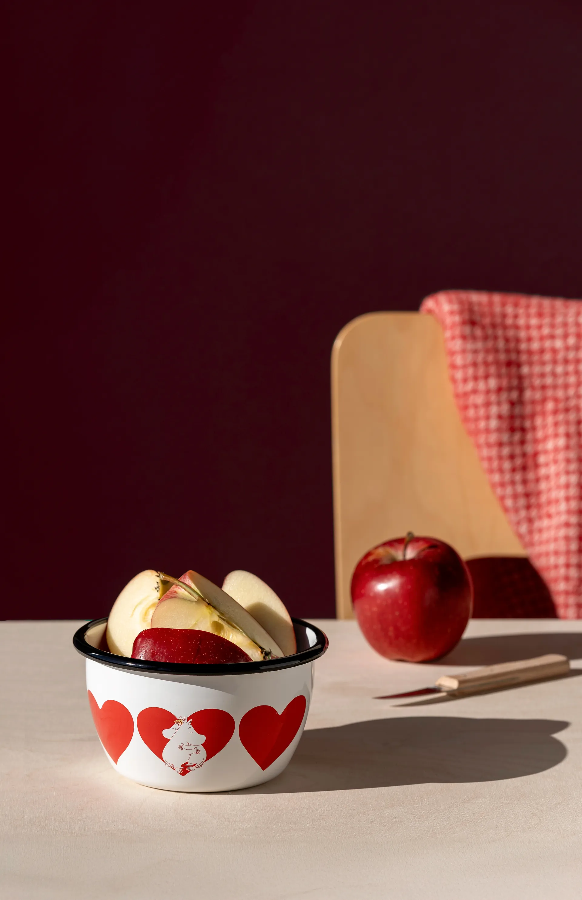 Moomin emaljebolle 60 cl, Heart Muurla