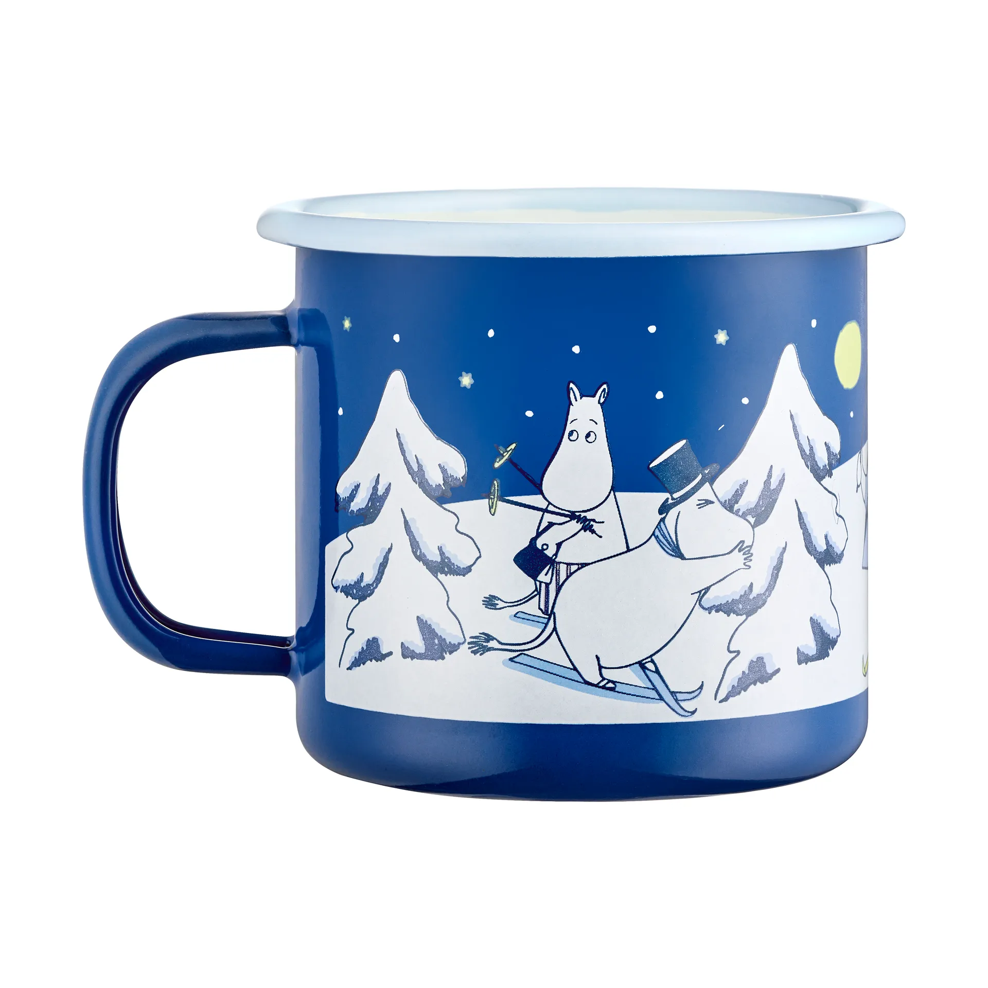 Moomin emaljekopp 37 cl, Starry night Muurla