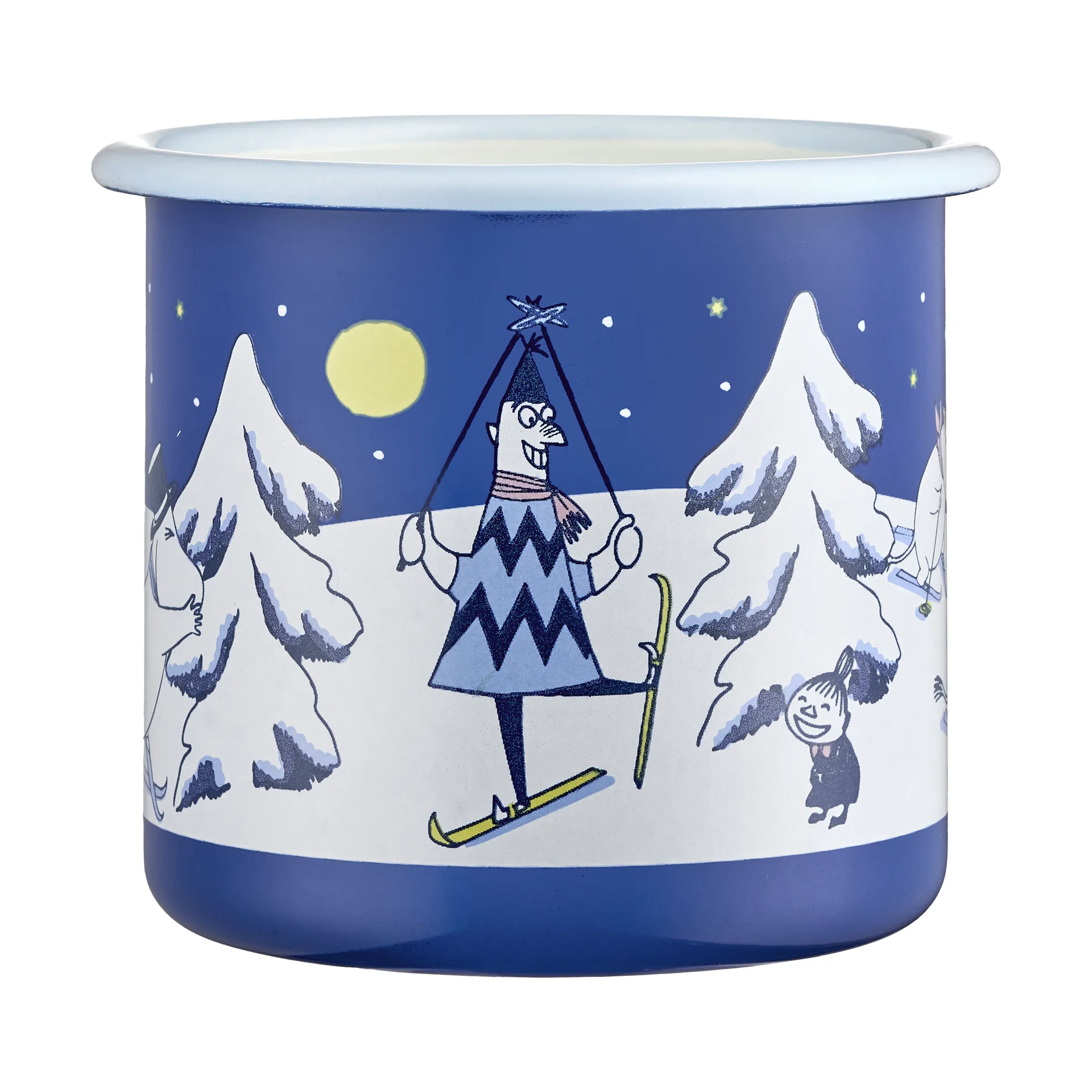 Moomin emaljekopp 37 cl, Starry night Muurla