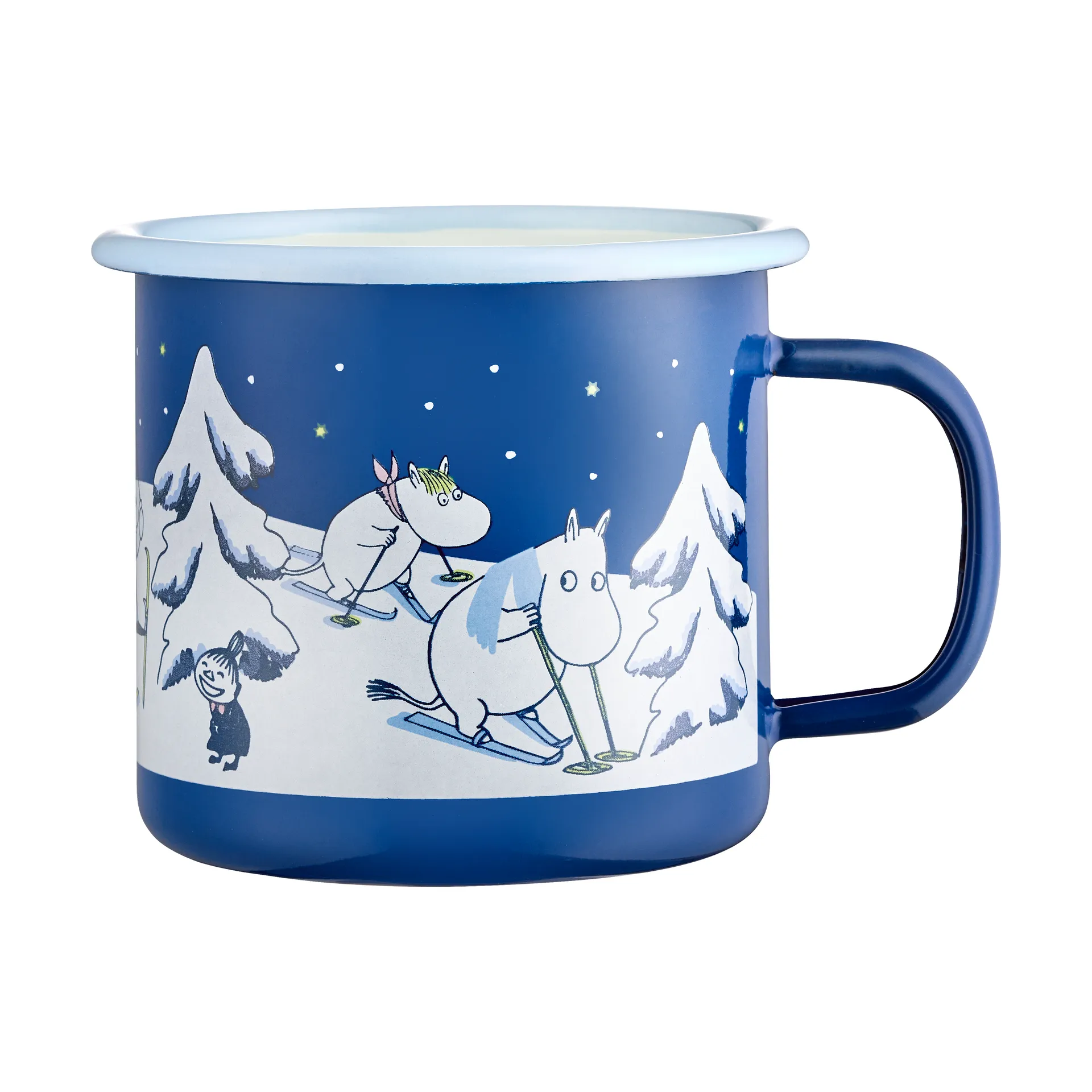 Moomin emaljekopp 37 cl, Starry night Muurla