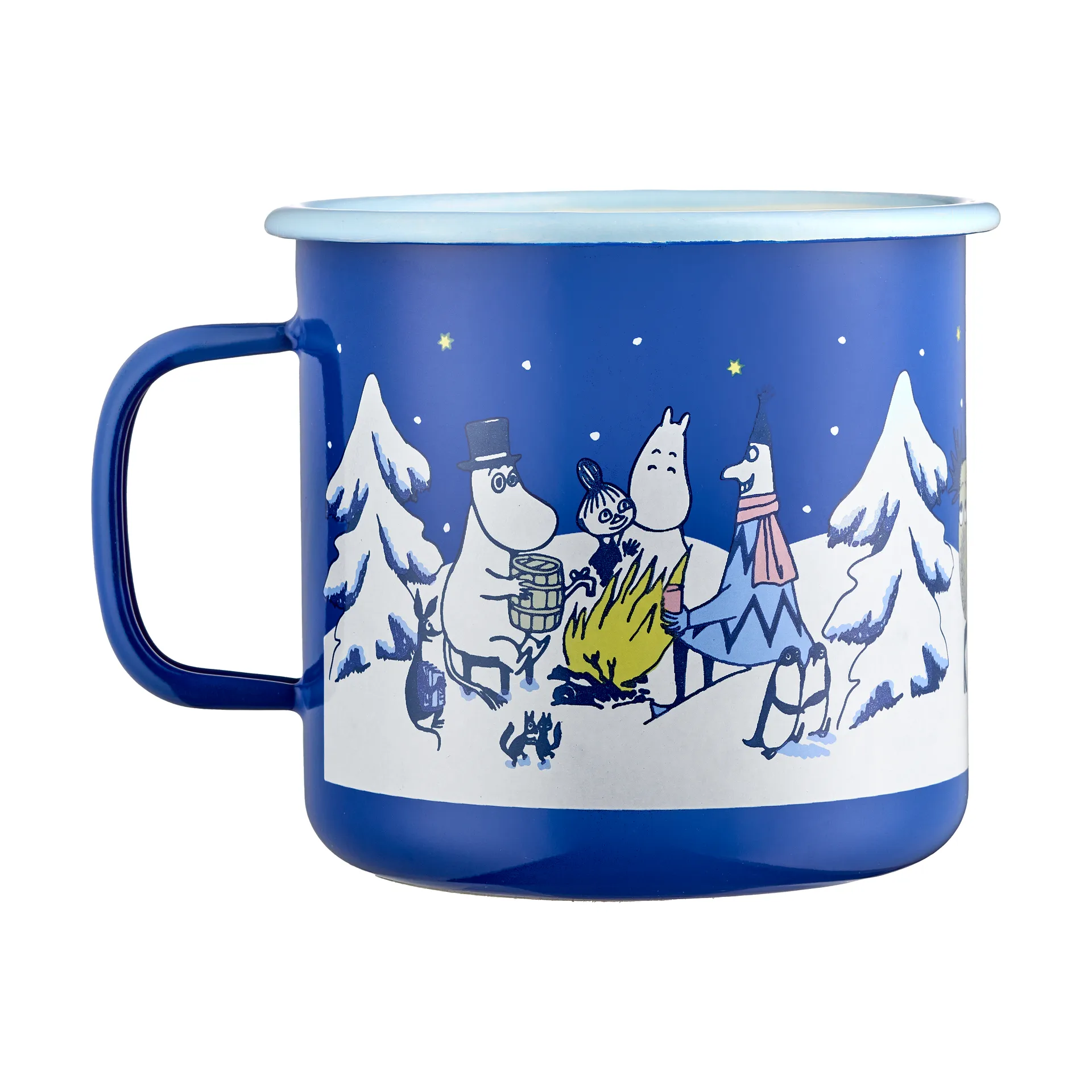 Moomin emaljekopp 80 cl, Starry night Muurla