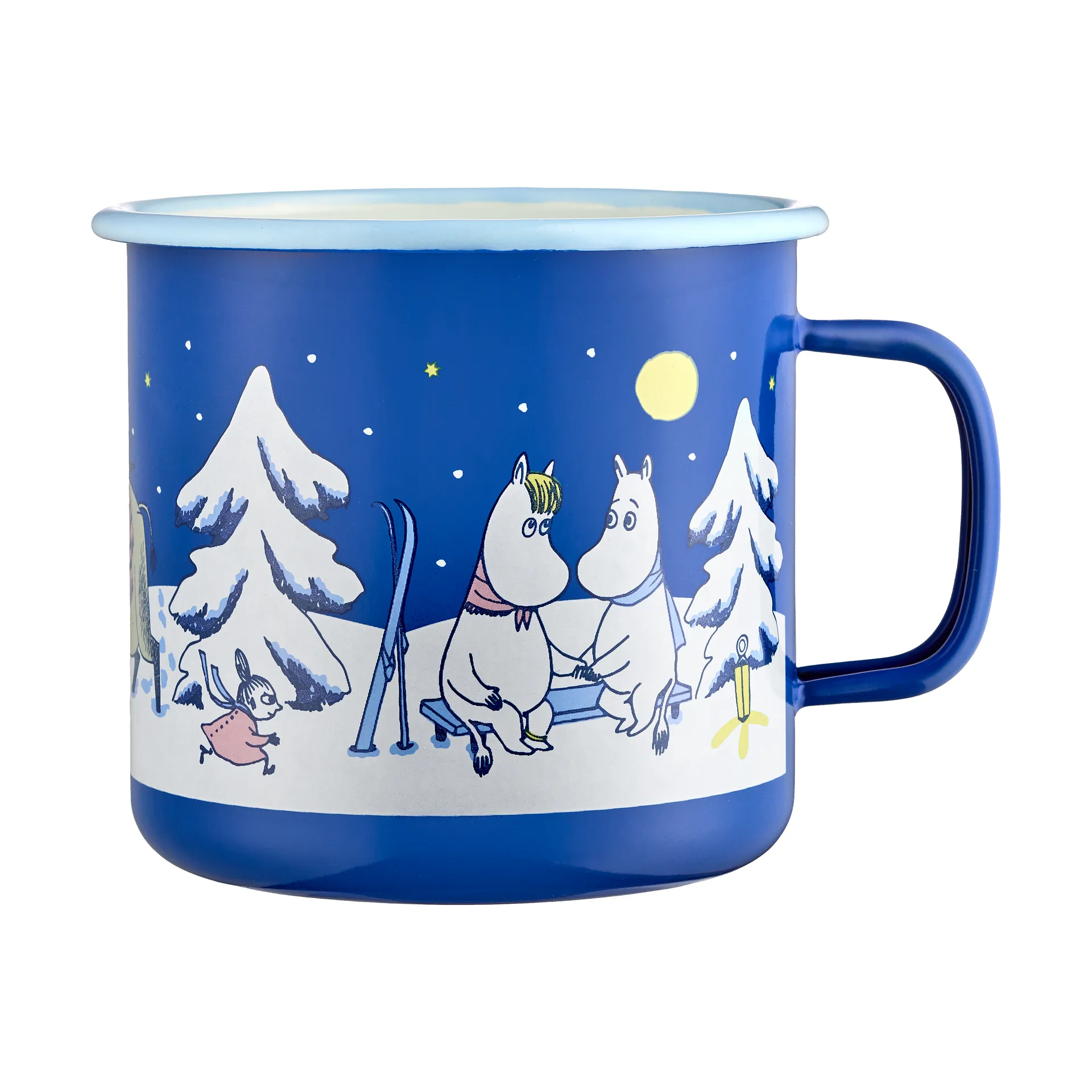 Moomin emaljekopp 80 cl, Starry night Muurla