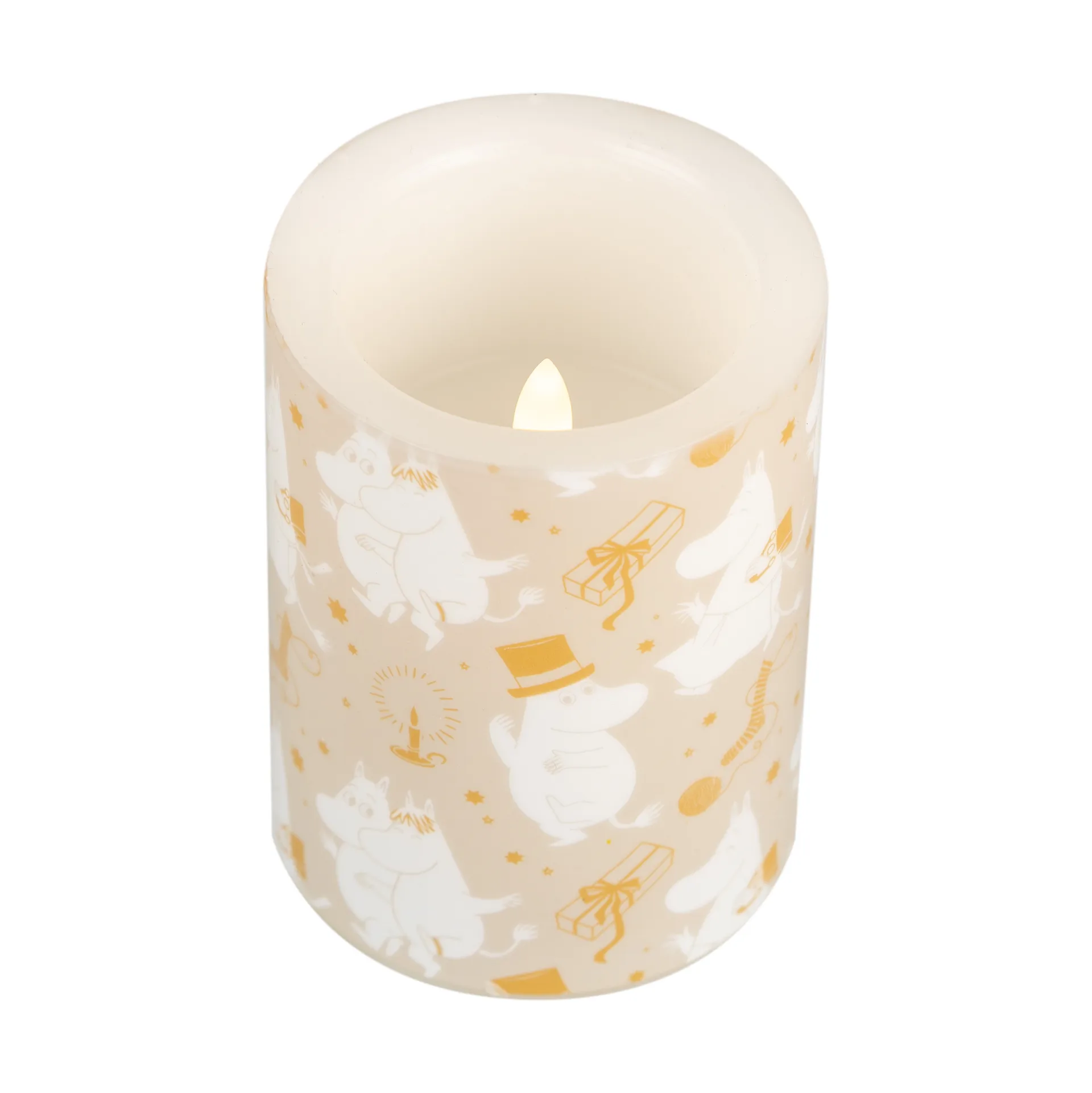 Moomin kubbelys LED 10 cm, Sparkling stars Muurla