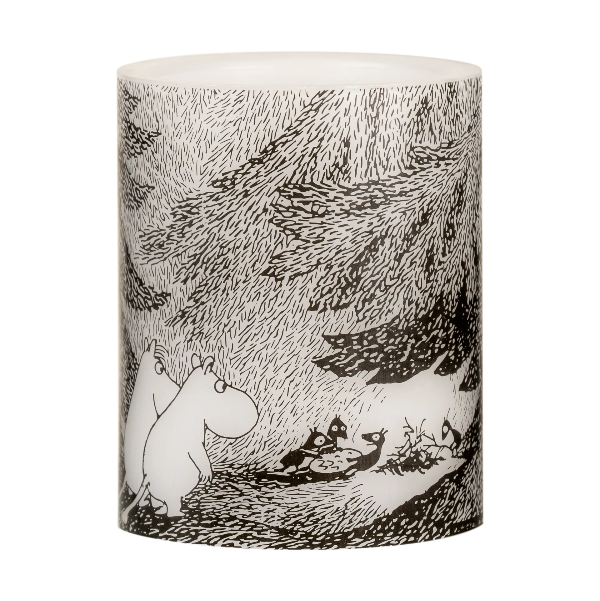Moomin kubbelys LED 12,5 cm, Under the trees Muurla