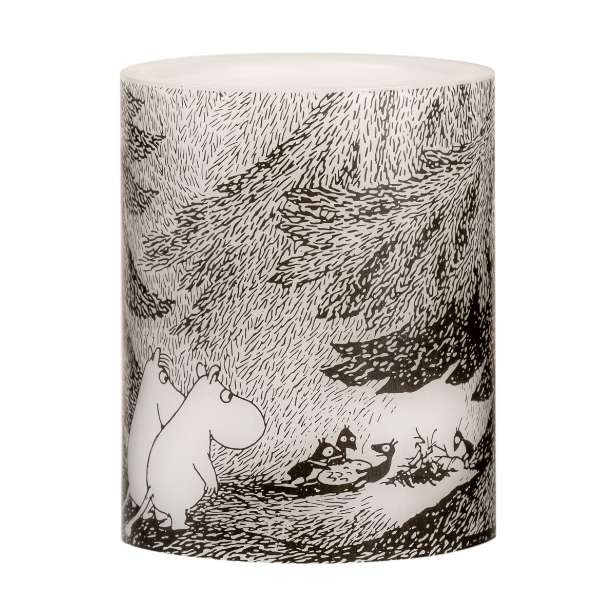 Muurla Moomin kubbelys LED 12,5 cm Under the trees