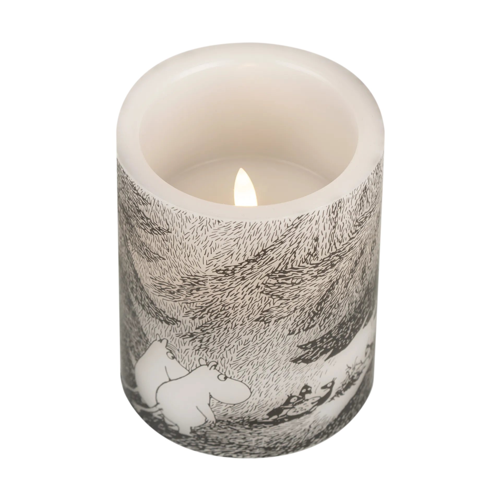 Moomin kubbelys LED 12,5 cm, Under the trees Muurla