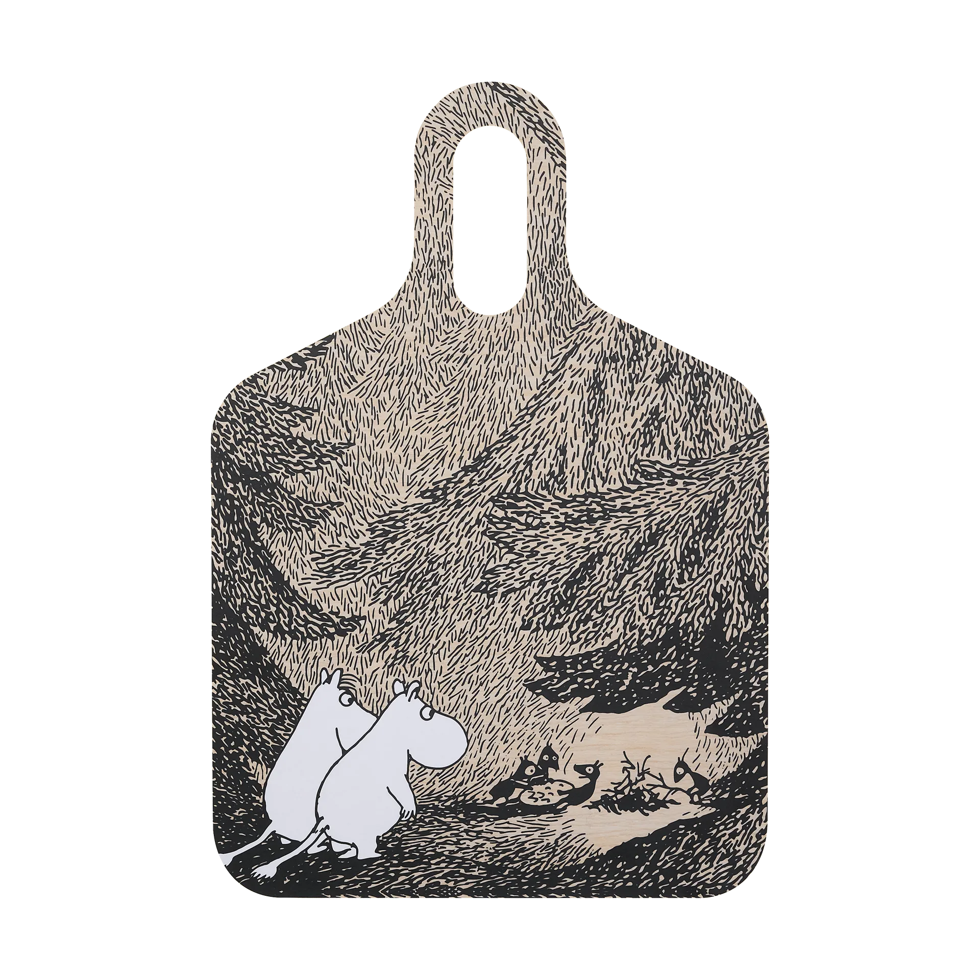 Moomin originals Chop & Serve 30x44 cm, The Pond Muurla