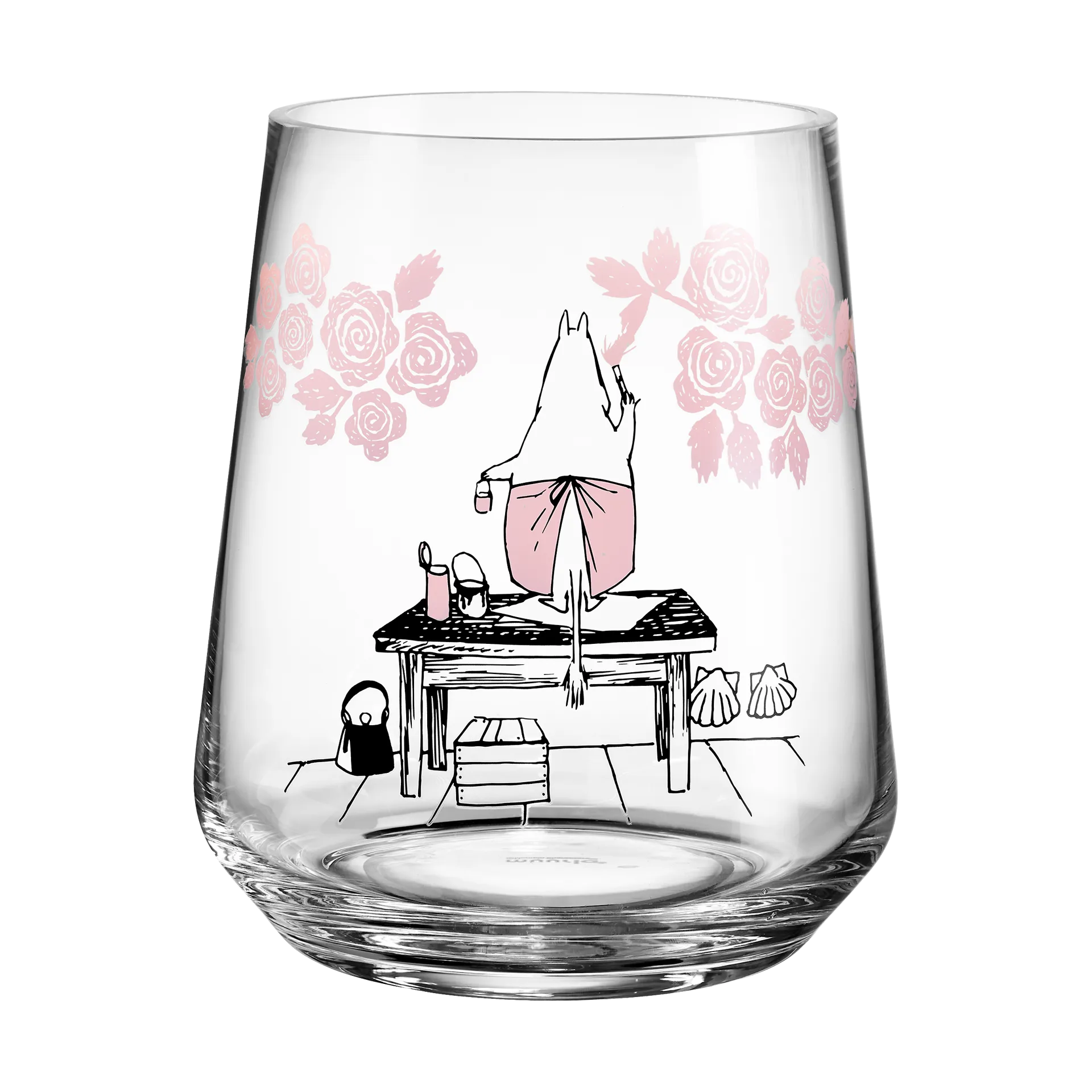 Moomin Originals lykt/vase 17,5 cm, Roser Muurla
