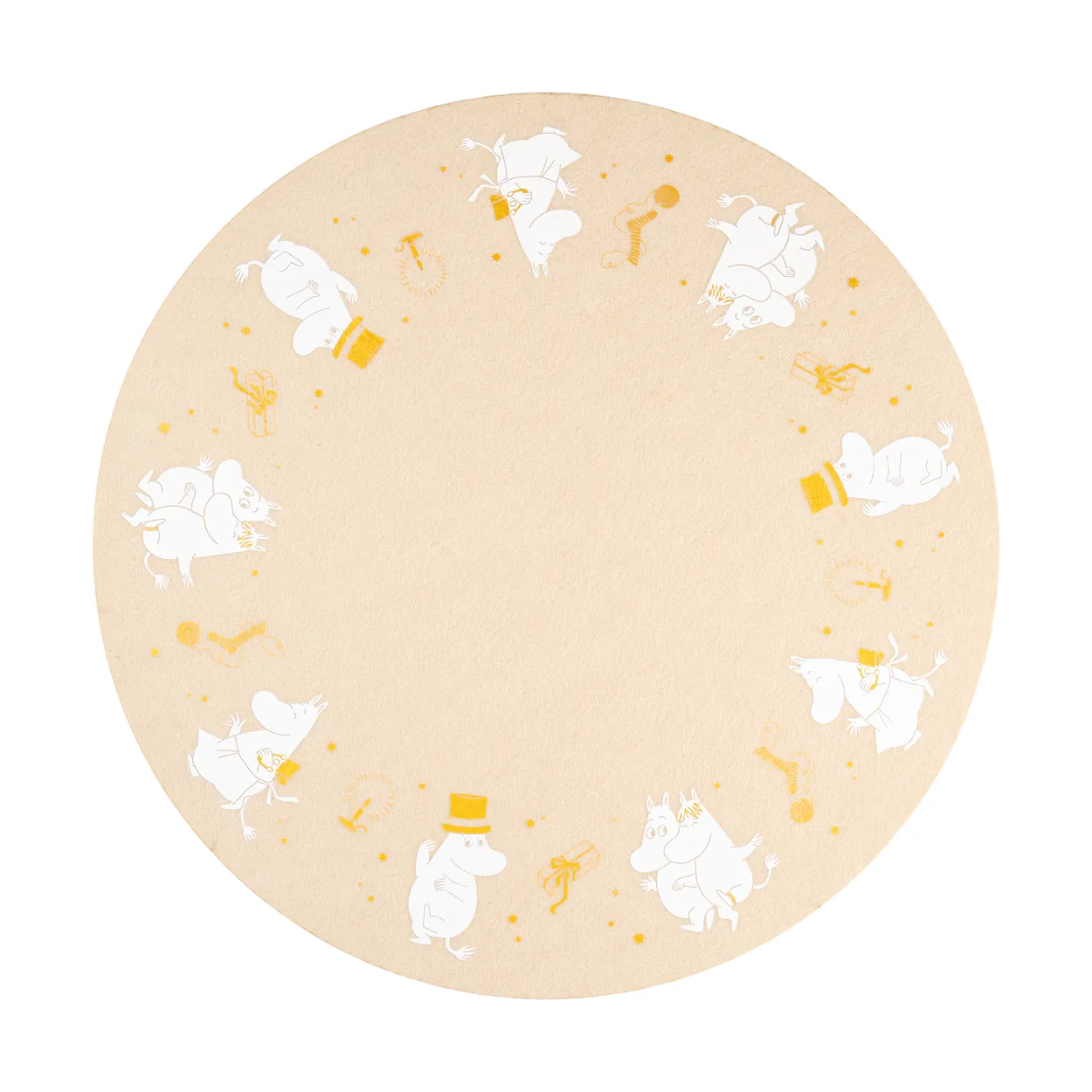Muurla Moomin spisebrikke Ø38 cm Sparkling stars