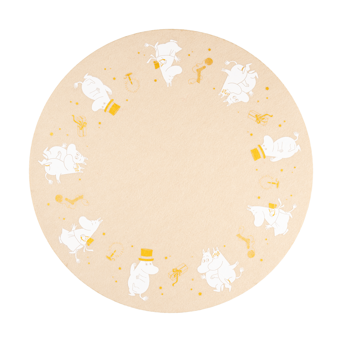 Muurla Moomin spisebrikke Ø38 cm Sparkling stars