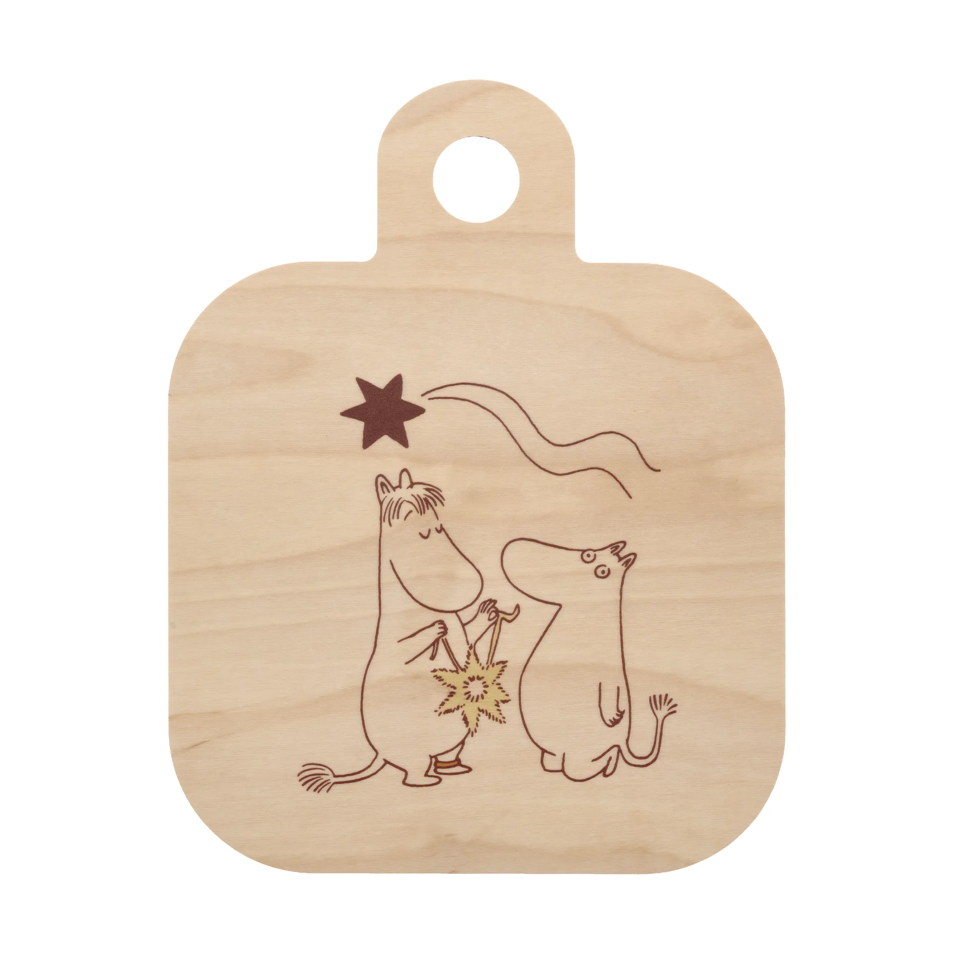 Mumin Chop & Serve skjærefjøl 25x32 cm, Comet Muurla