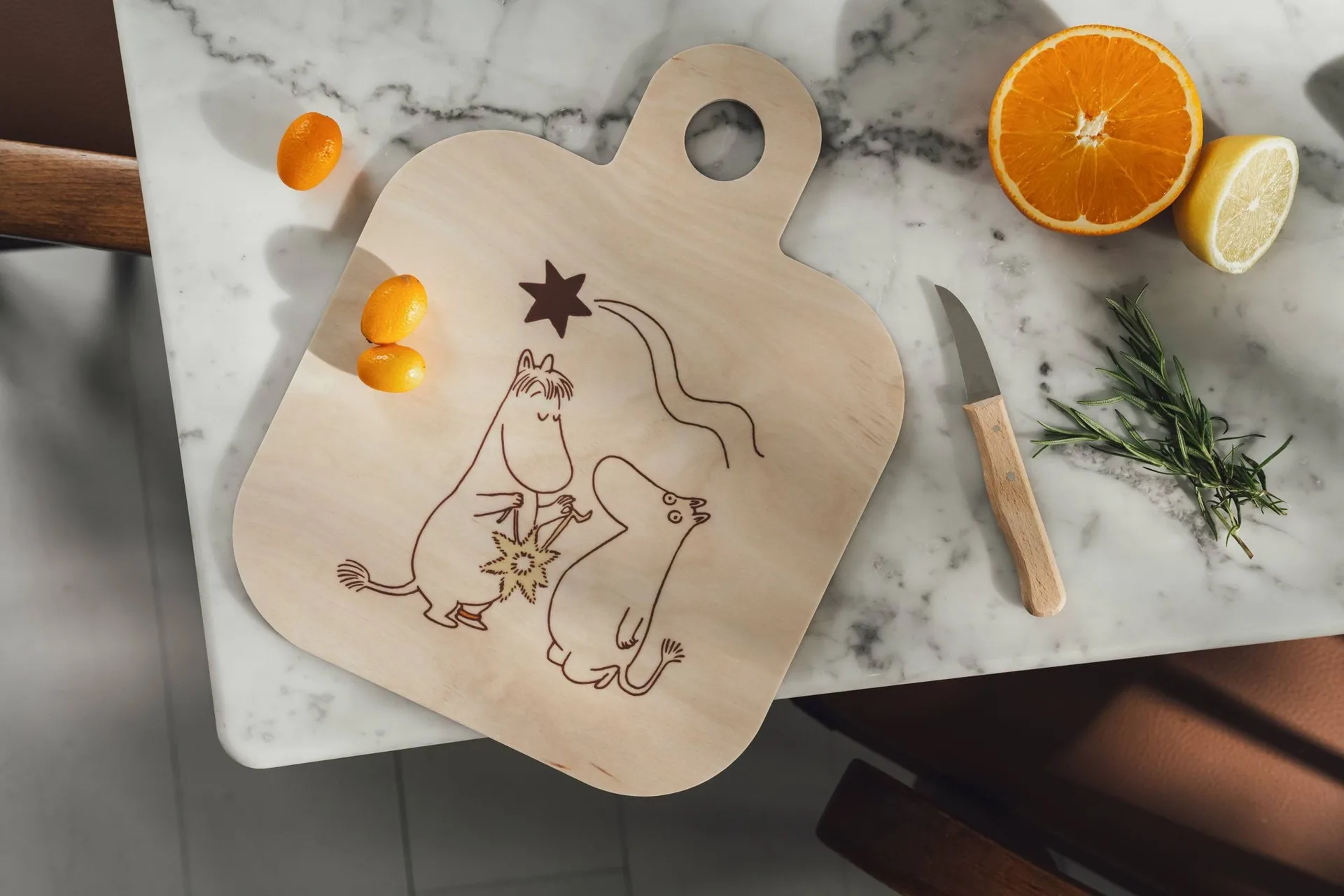 Mumin Chop & Serve skjærefjøl 25x32 cm, Comet Muurla