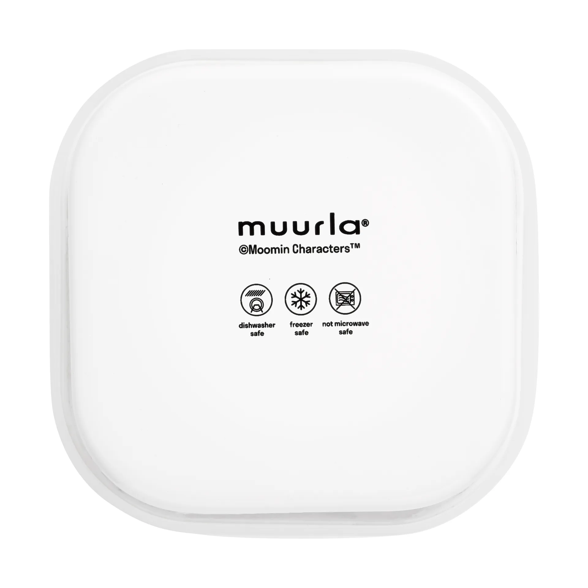 Mumin emaljeboks med lokk 1 L, Joyfull Apples-gul Muurla