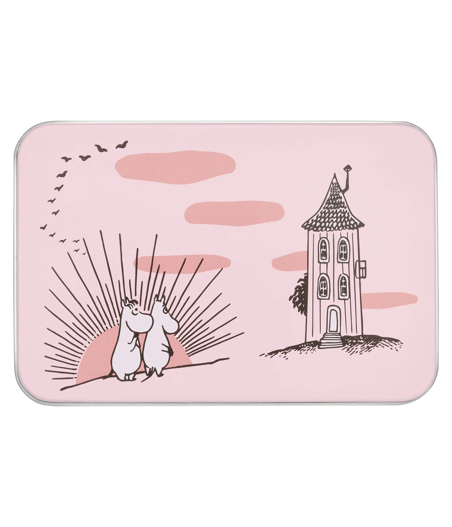 Mumin Friendship blikkboks, Friendship, 12x8x9 cm Muurla